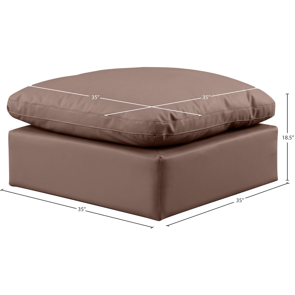 Meridian 146BROWN-OTT Indoor-Ottomans - View #4