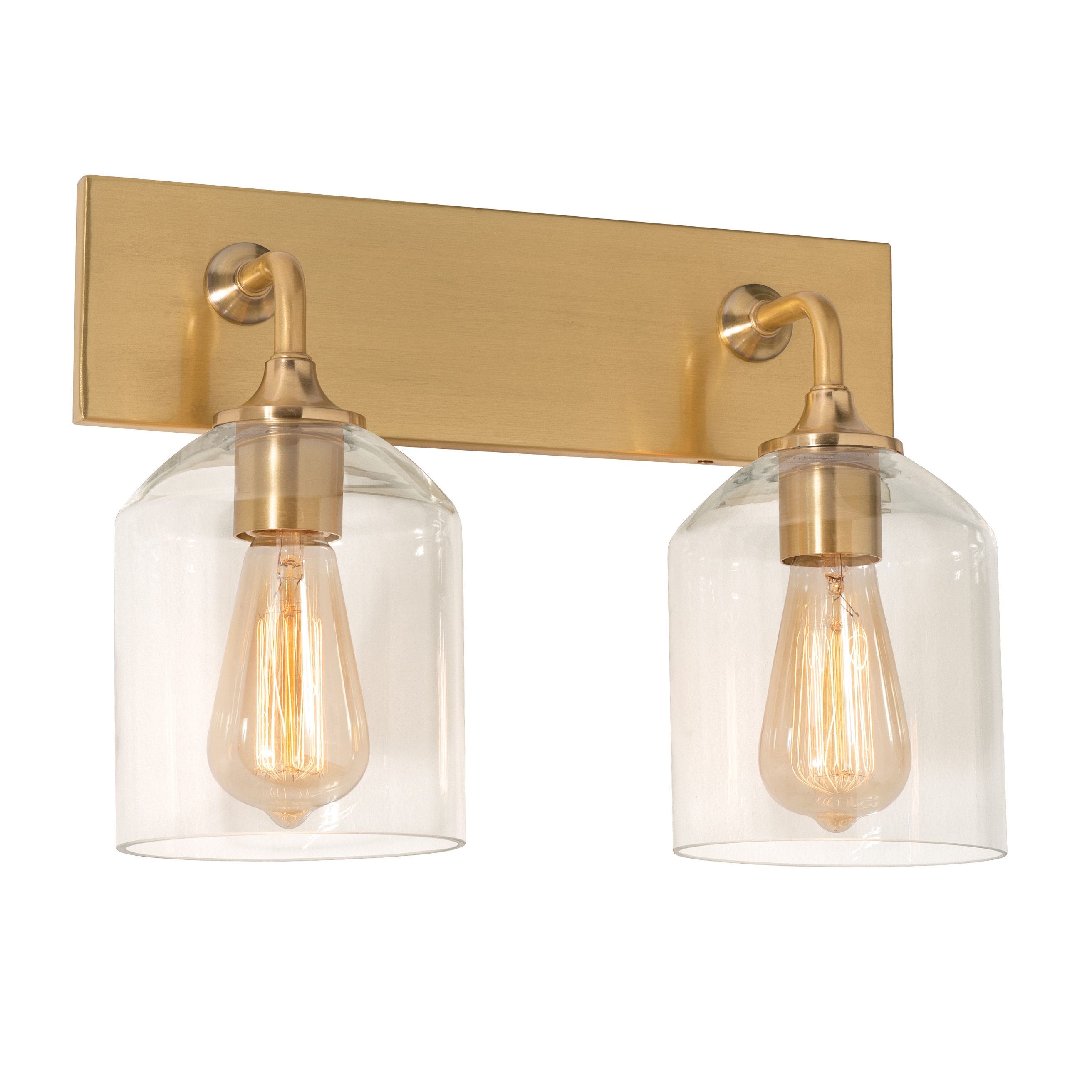 AFX WMMV1511MBSB William 6.3-in 2 -Light Gold Modern/contemporary Vanity light