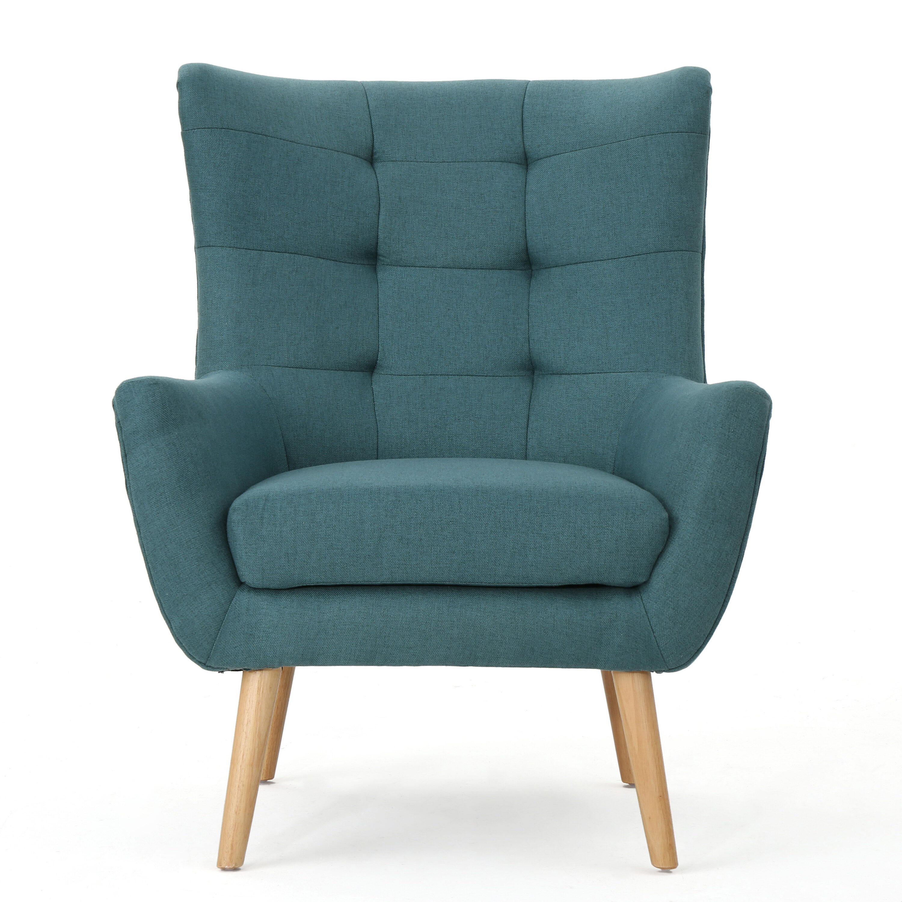 Natural wingback online chair