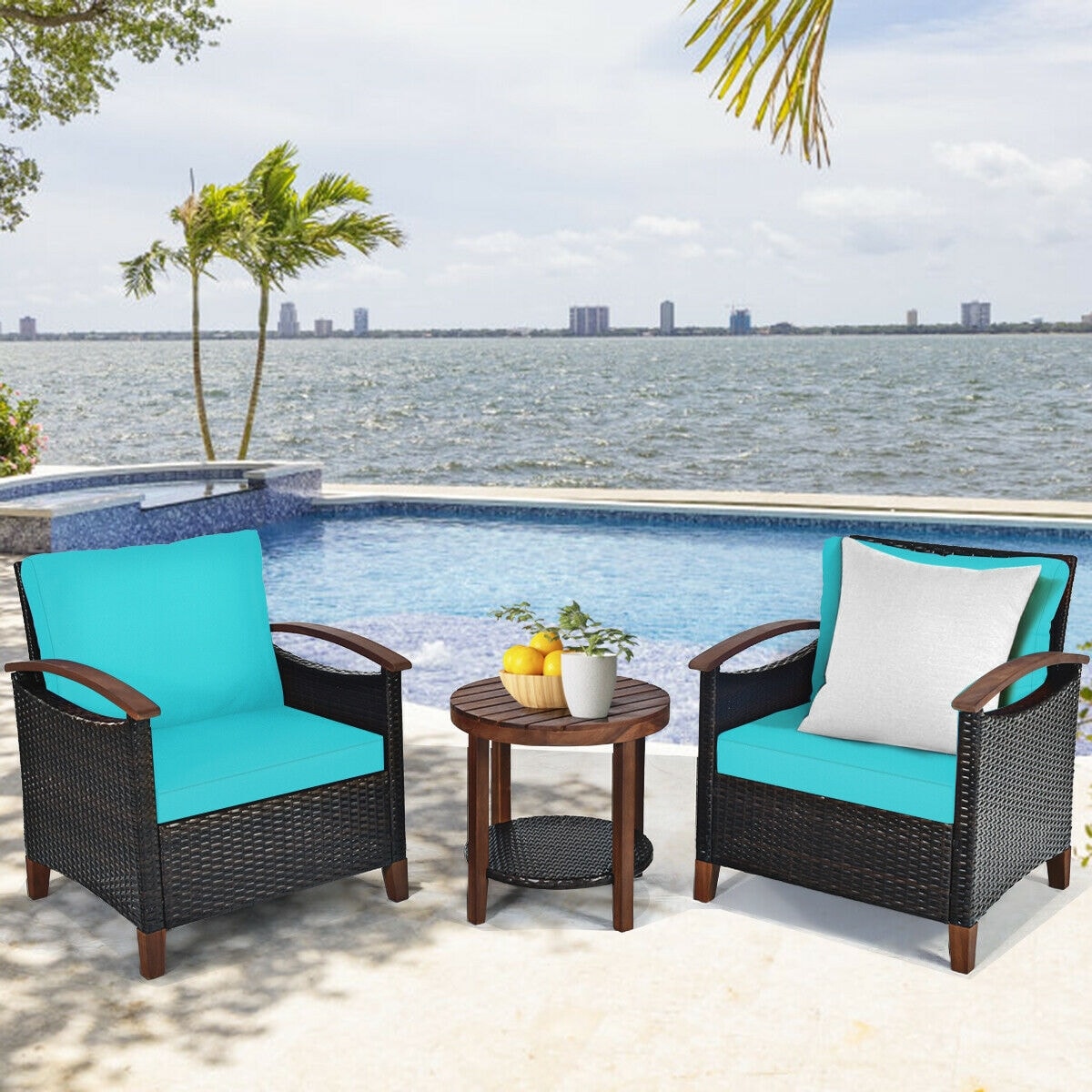 Forclover HYFE-65226TU Patio-Conversation-Sets - View #2