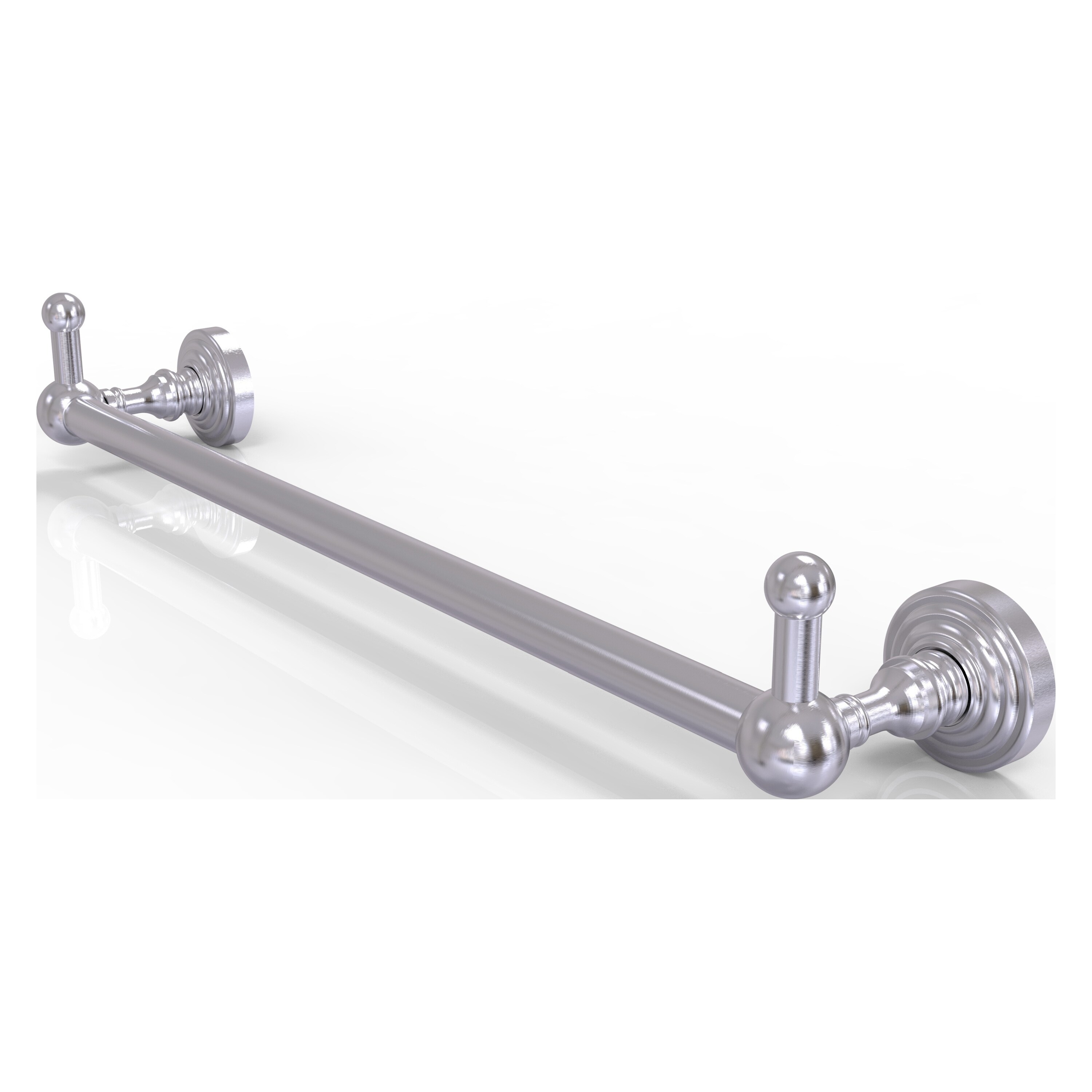 Allied Brass WP-41-24-PEG-SCH Waverly Place 24-in Satin Chrome Wall mount Single Towel Bar