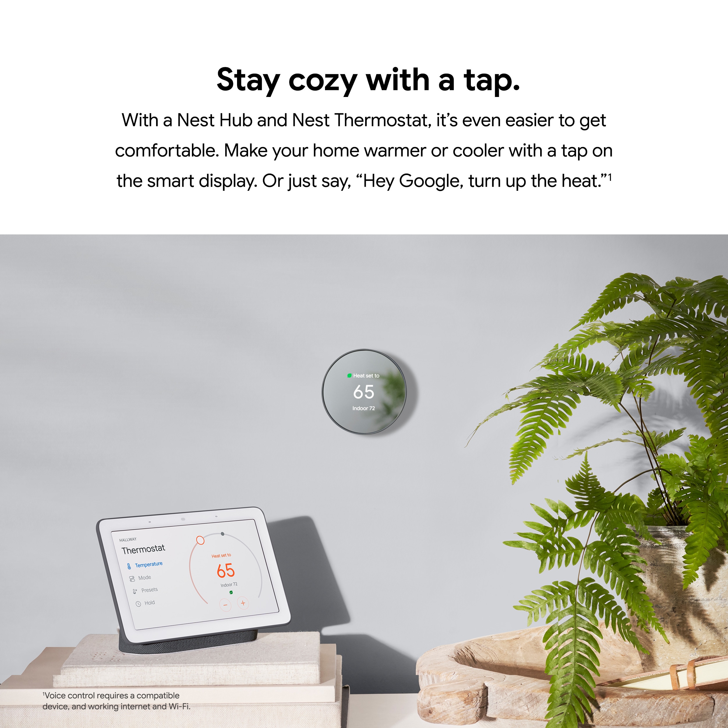Google Nest Smart Thermostat for Home in Charcoal in the Smart Thermostats  department at