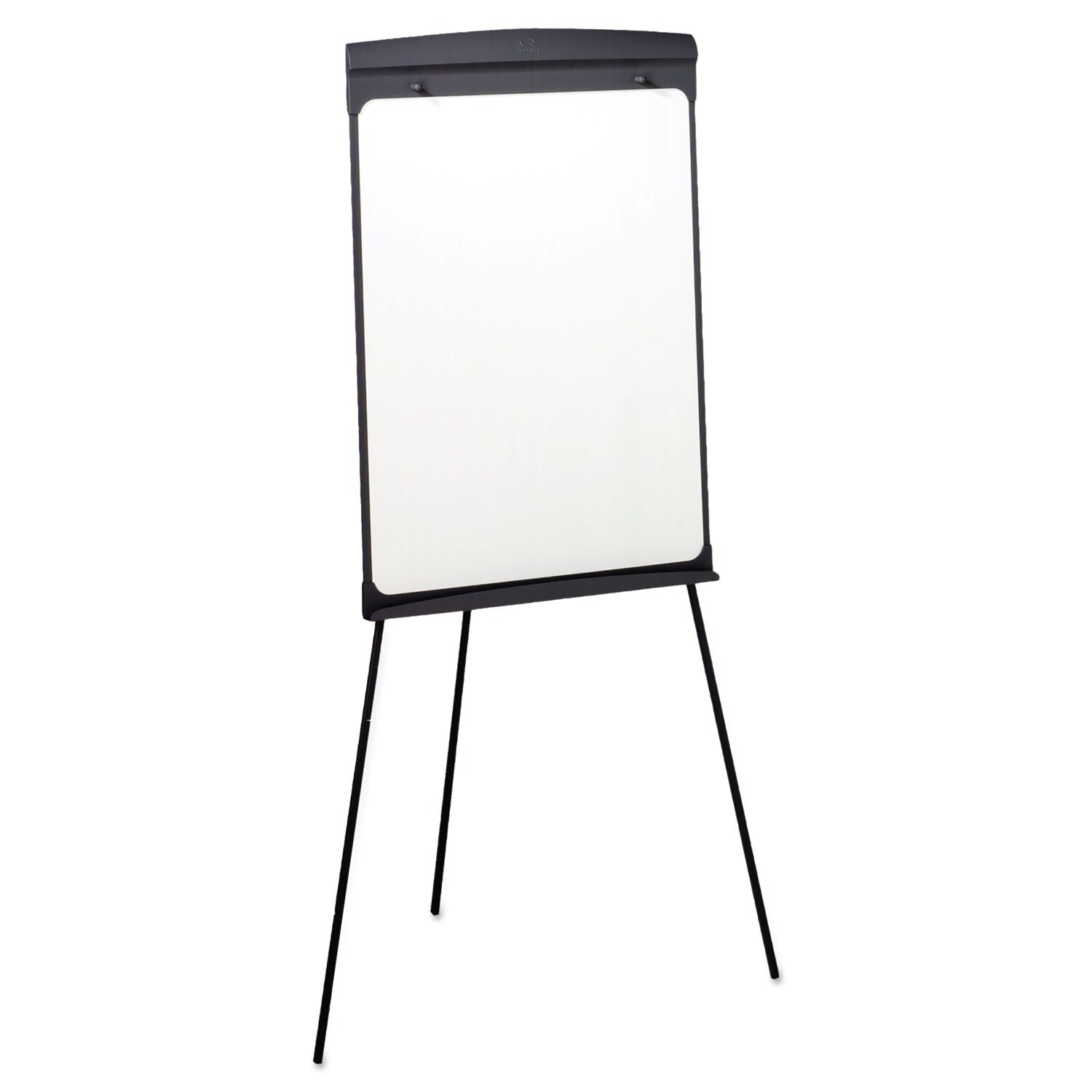 Magnetic Dry Erase Easel 27 x 35 Graphite Surface Graphite Gray Plastic Frame