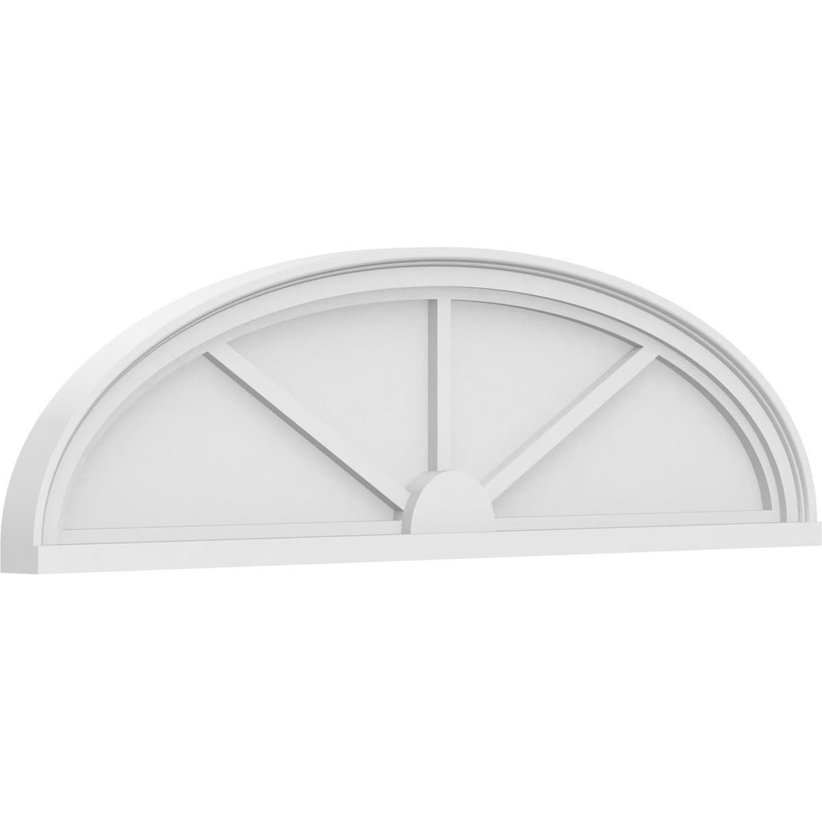 Ekena Millwork PEDPS044X120ELL03 44-in W x 12-in L PVC Pediment
