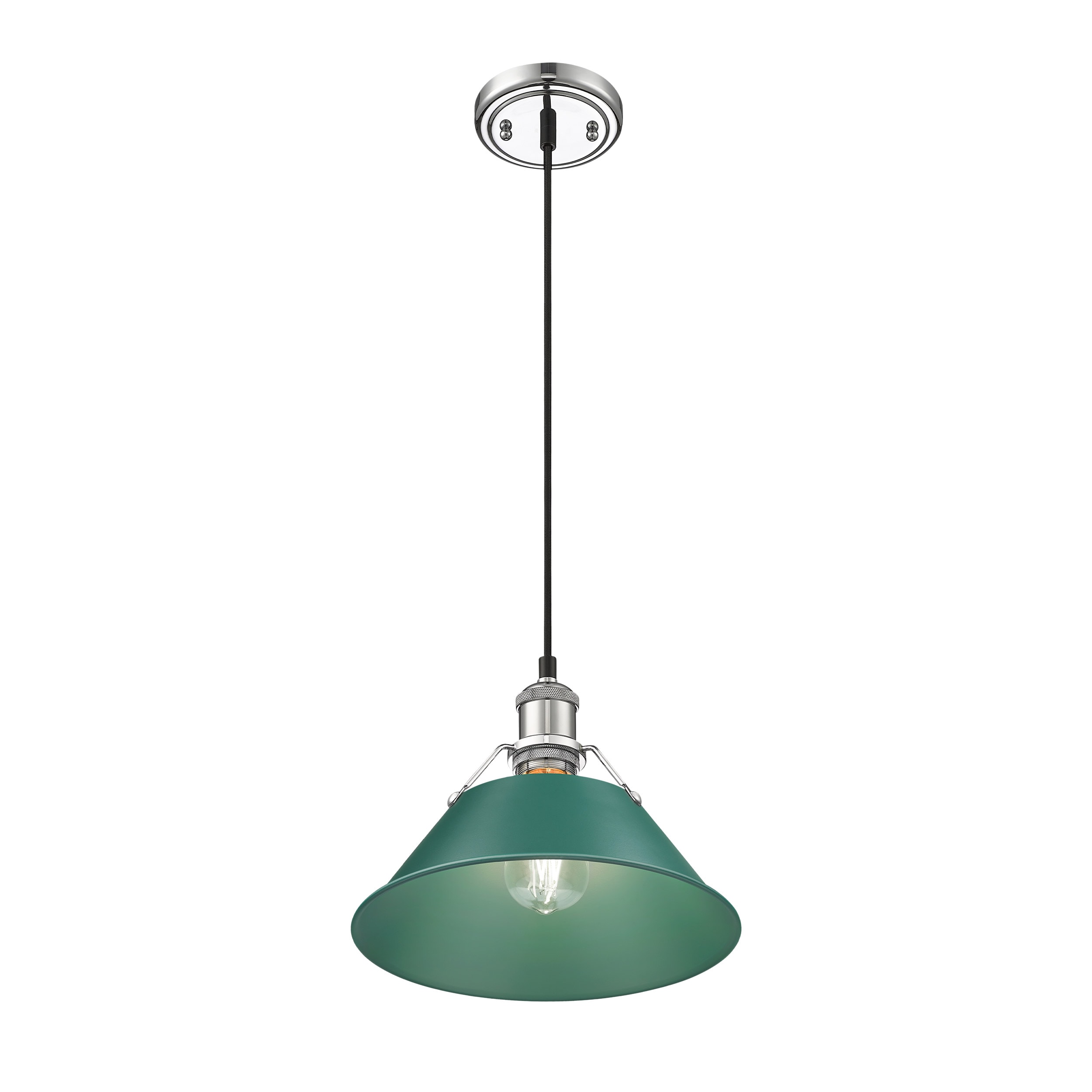 Golden Lighting 3306-M CH-GN Pendant-Lights - View #2