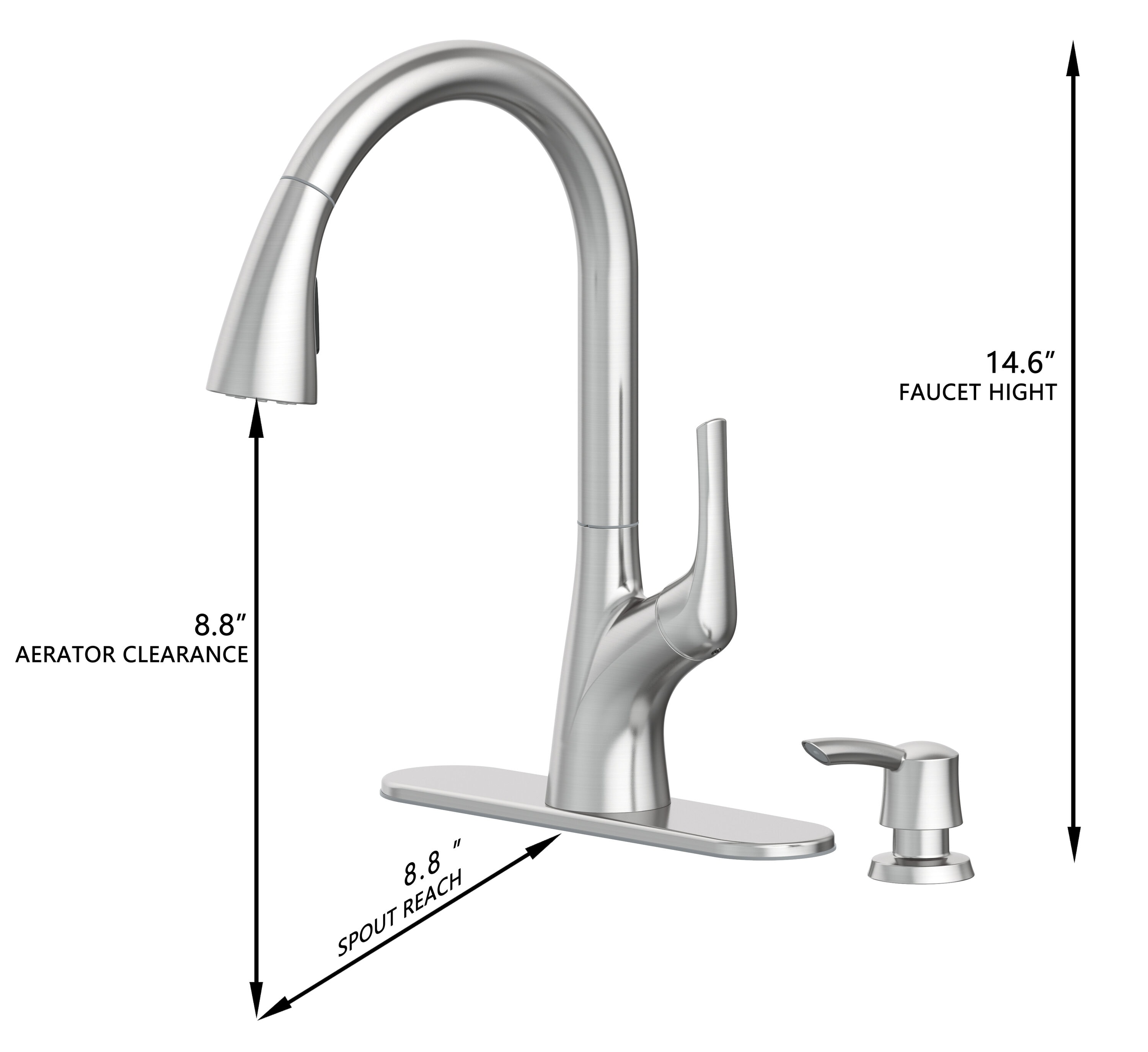 allen + roth 67914W-103402 Kitchen-Faucets - View #4