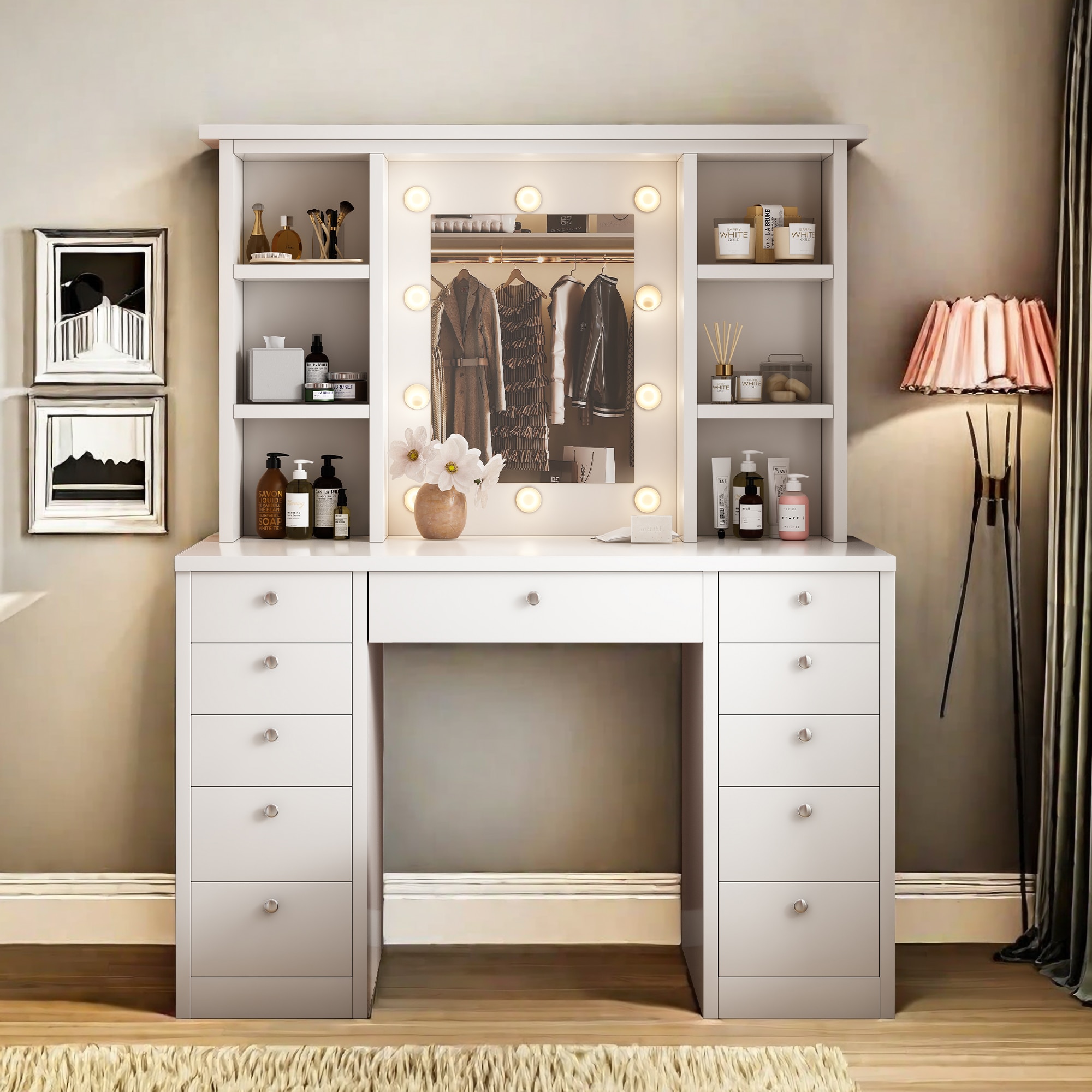 Siavonce XH49855 Bedroom-Vanities - View #2