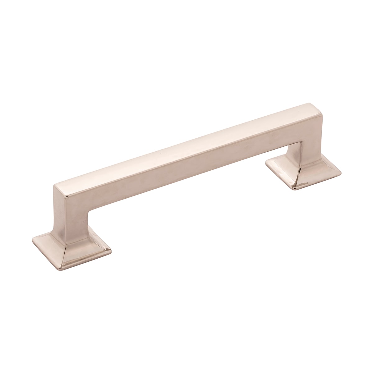 Hickory Hardware P3012-SN-10B Studio 5-1/16-in , 128mm Center to Center Satin Nickel Rectangular Handle 10 -Pack