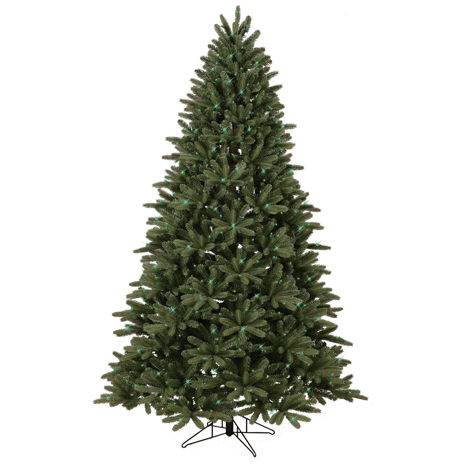 Upside Down 7 Feet Halloween Tree with 400 Purple LED Lights Black / 7