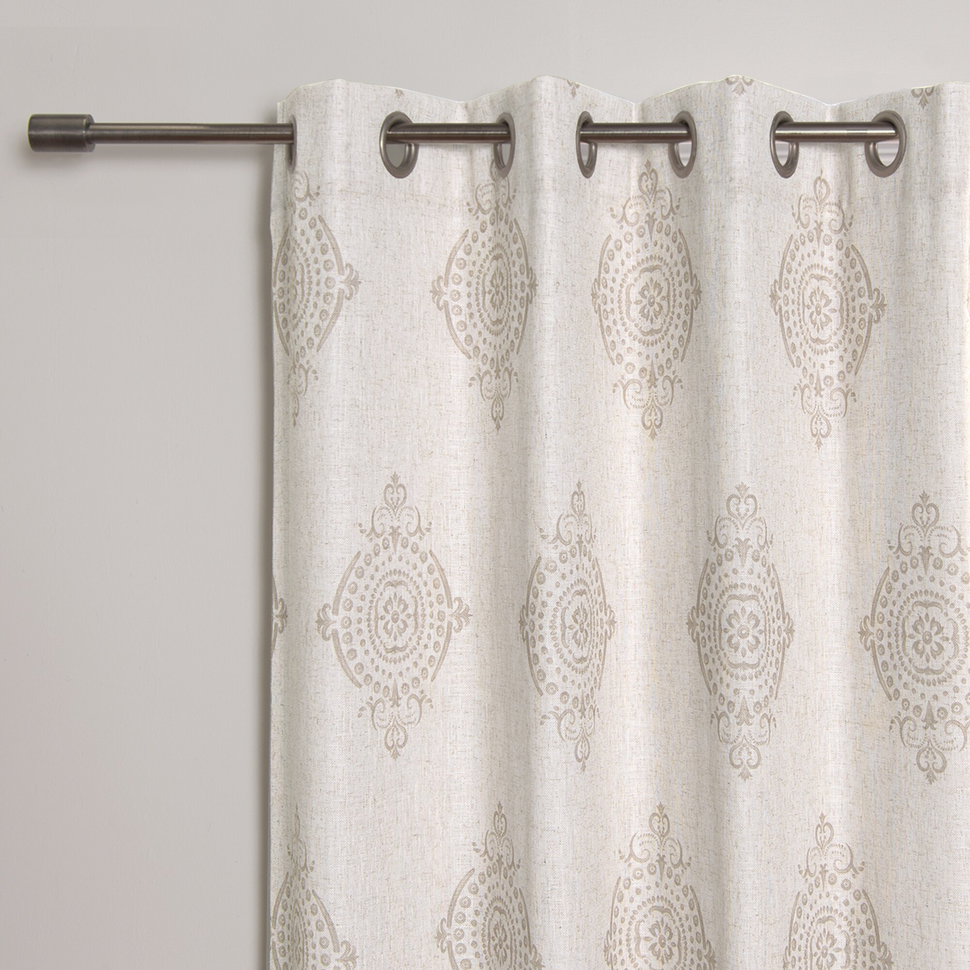 Best Home Fashion JC-16-MED02-84-BEIGE curtains - View #2