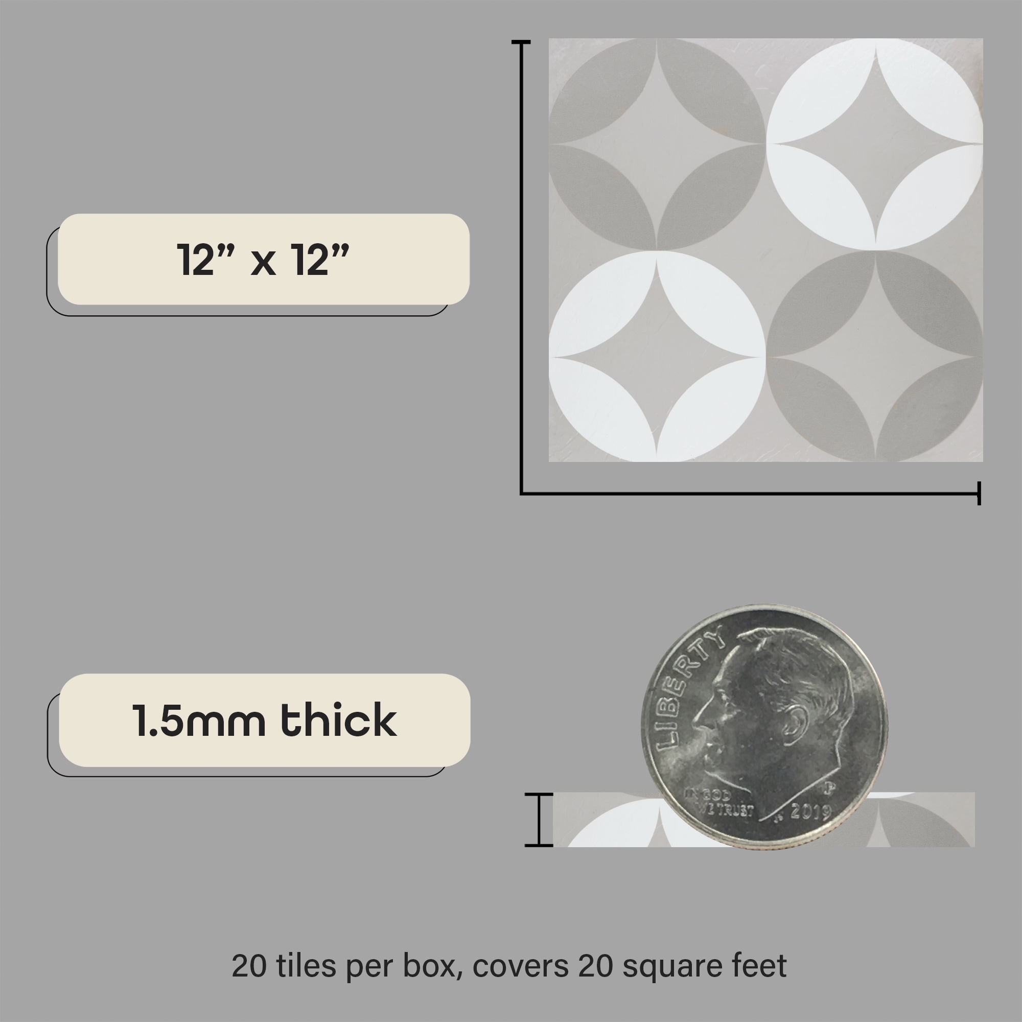 Achim RTFTV62020 Vinyl-Tiles - View #9
