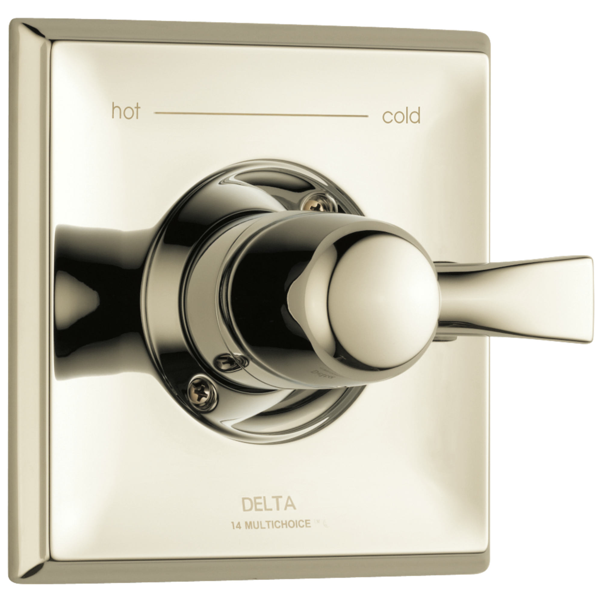 Delta T14051-PN Dryden Polished Nickel 2.5-Inches Universal Bathtub/Shower Trim ring 0.5-Inches -ID