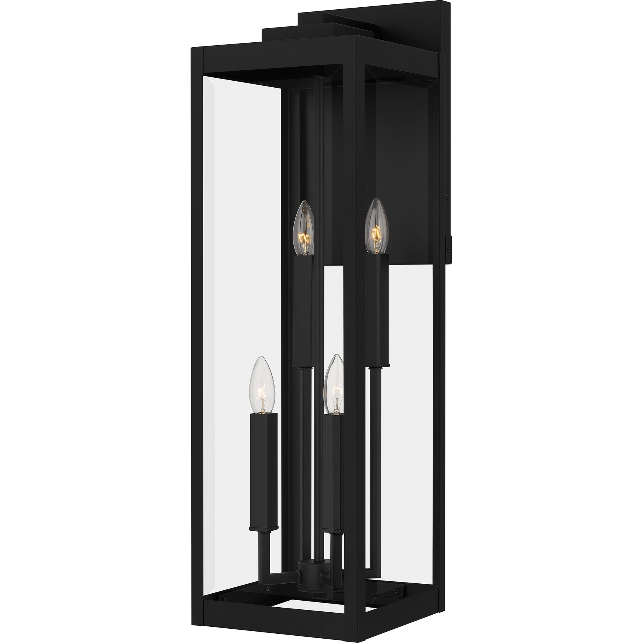 Quoizel WVR8209EK Westover 4 -Light 30-in H Black Hardwired Outdoor Wall Light