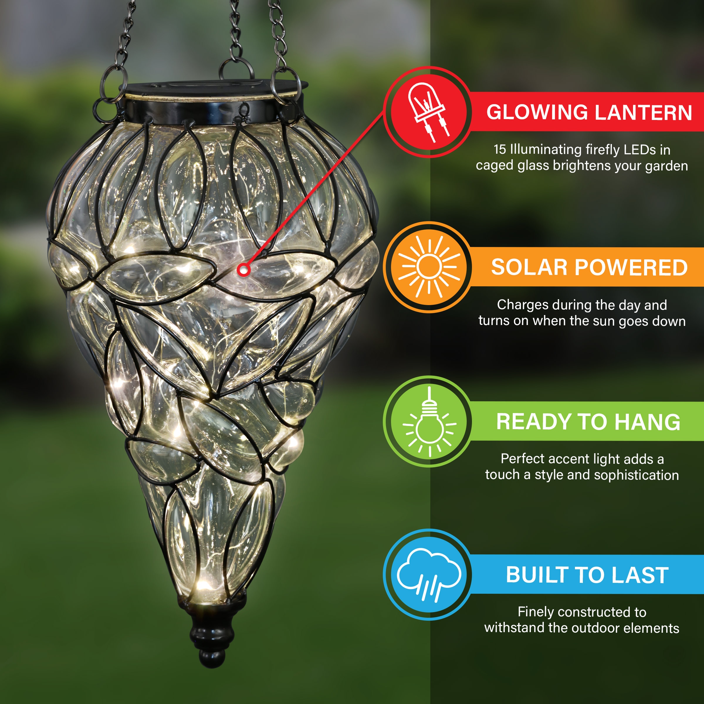 Exhart 13173-RS Outdoor-Decorative-Lanterns - View #5