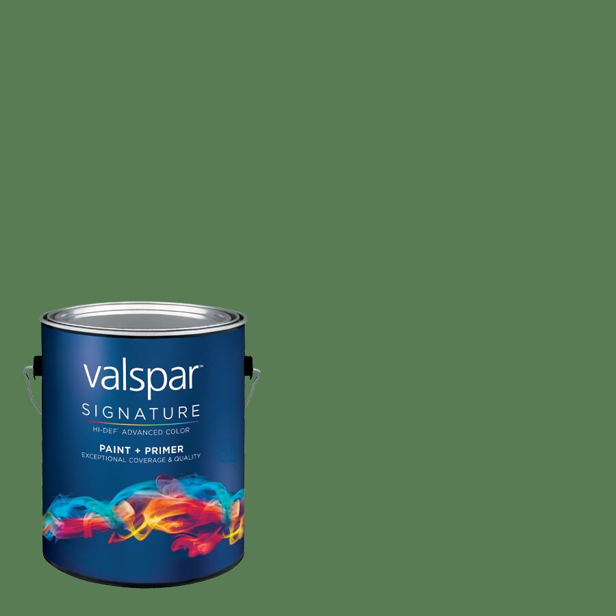 Creative Ideas for Color by Valspar CI43-WILDBASIL213471 Eggshell Wild Basil Pre-tinted Latex Interior Paint + Primer (1-Gallon)