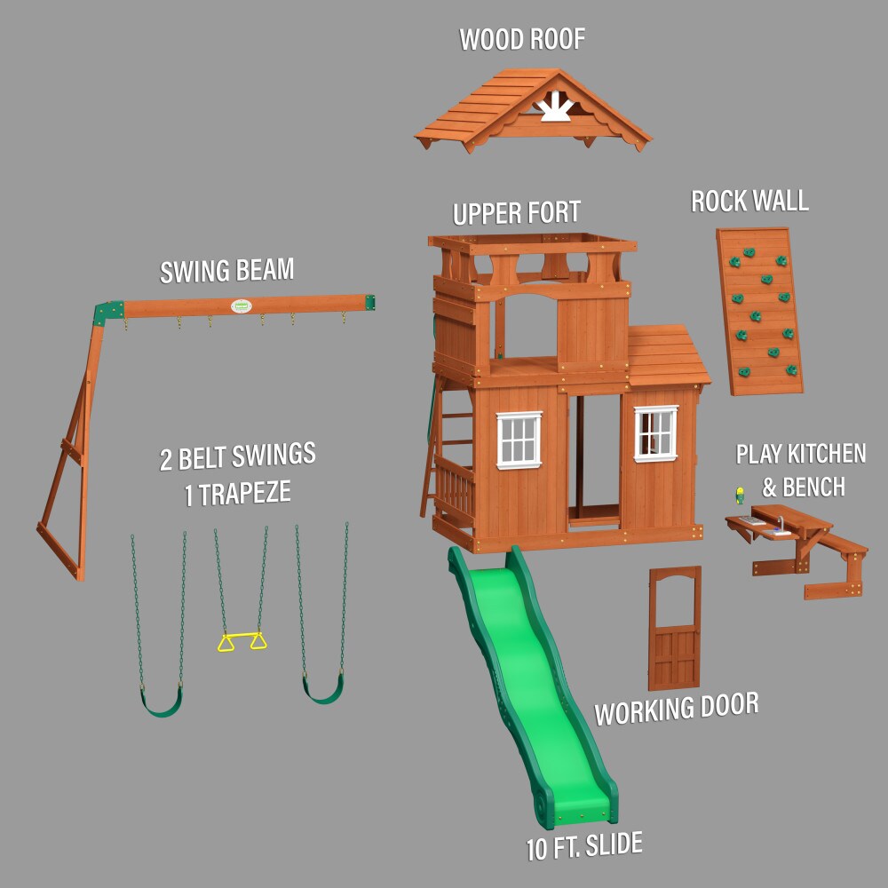 Backyard Discovery 65413BCOM Wood-Playset-Kits - View #11