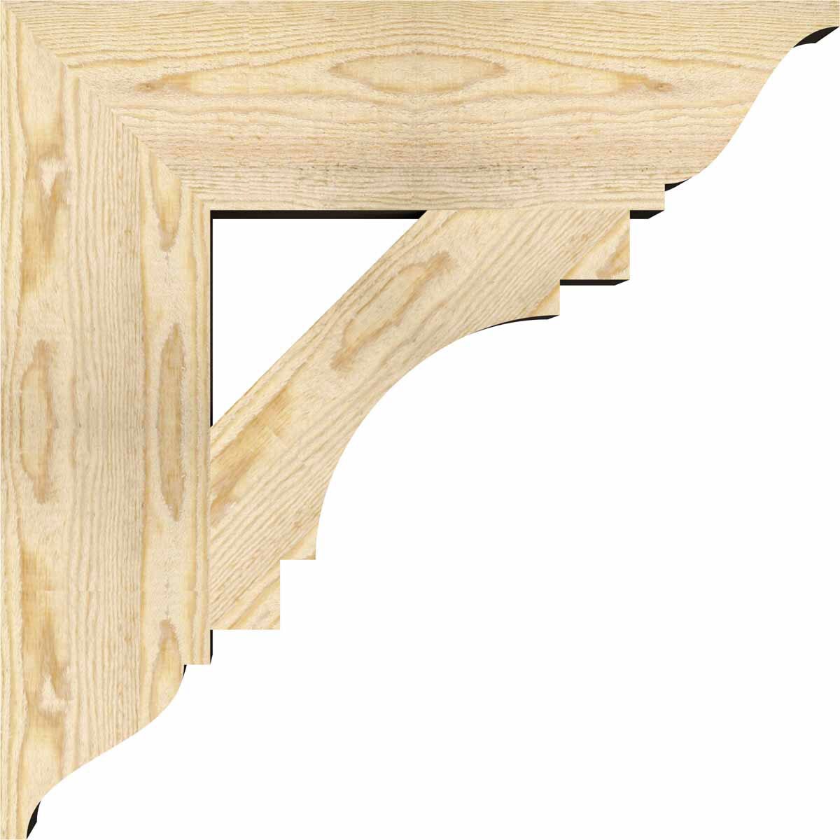 Ekena Millwork BKT06X24X24MRC01RDF Exterior-Brackets-Braces - View #3