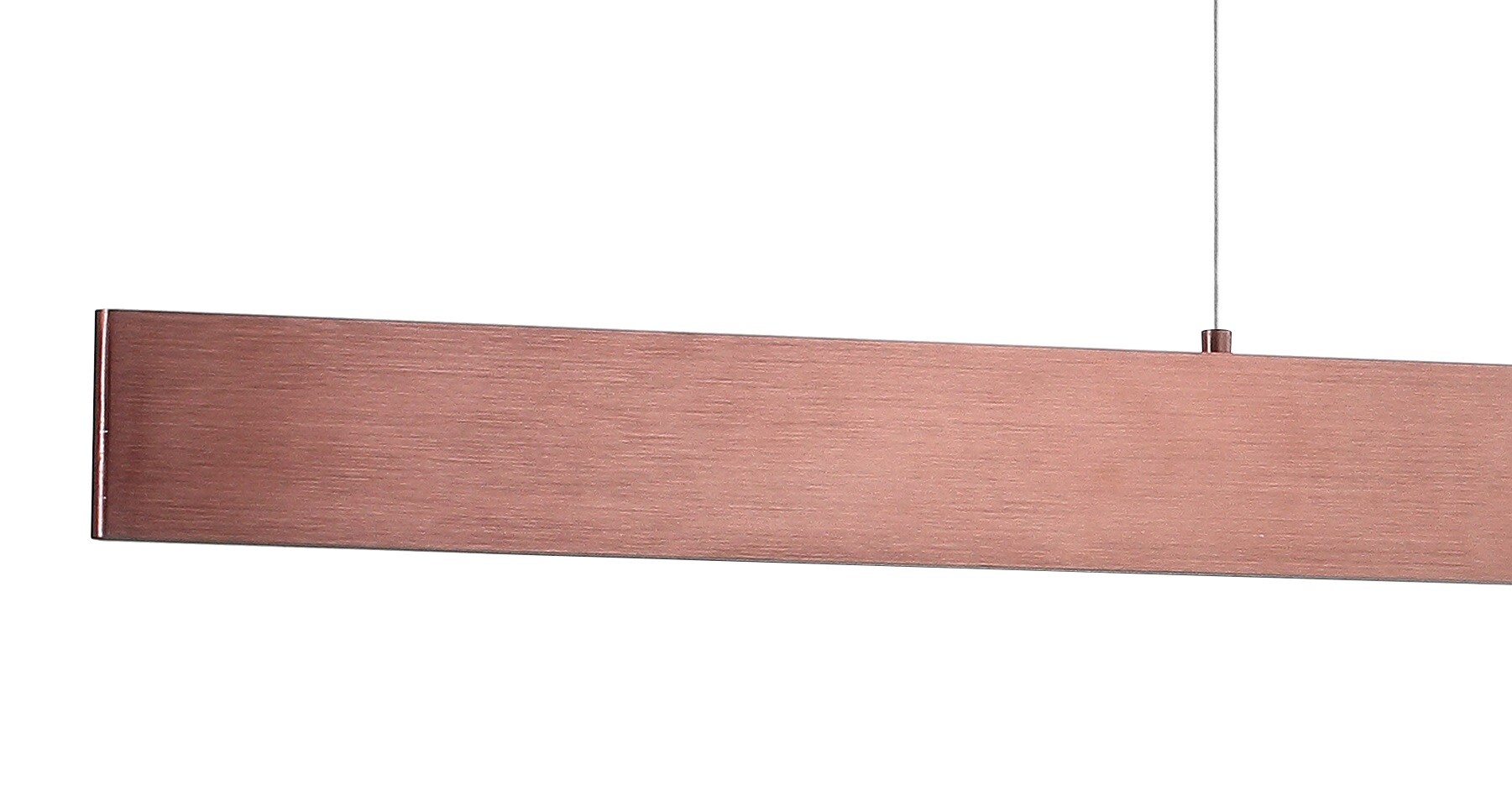 Draper 40" Anodized Bronze Geometric LED Metal Linear Pendant