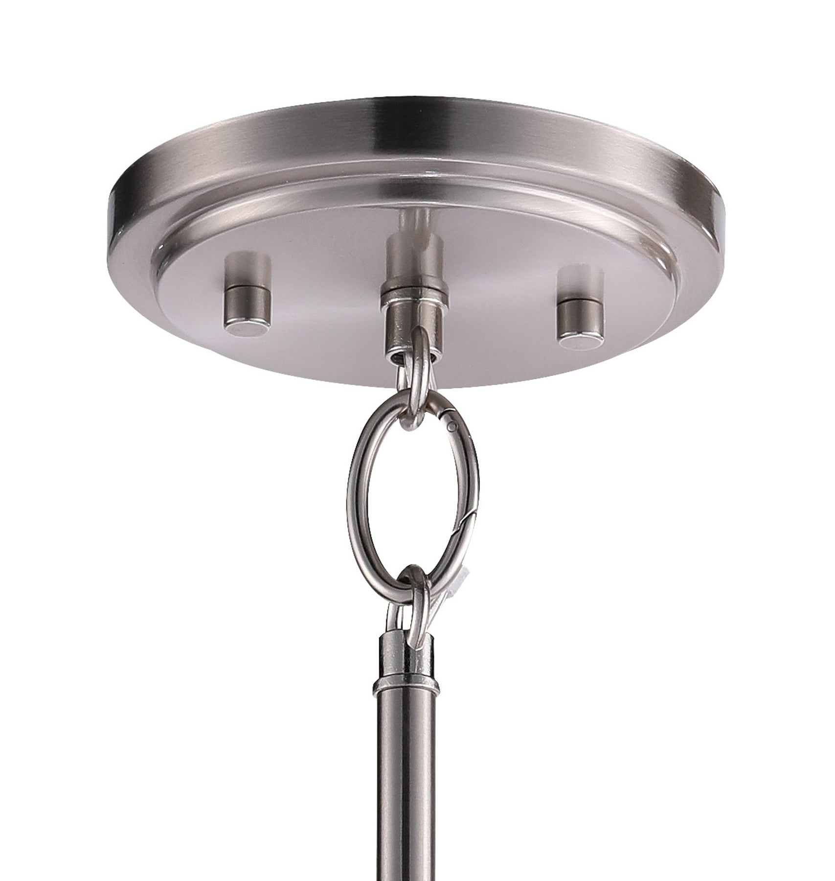 Winsley Brushed Nickel 5.38" Mini Bowl Pendant Light
