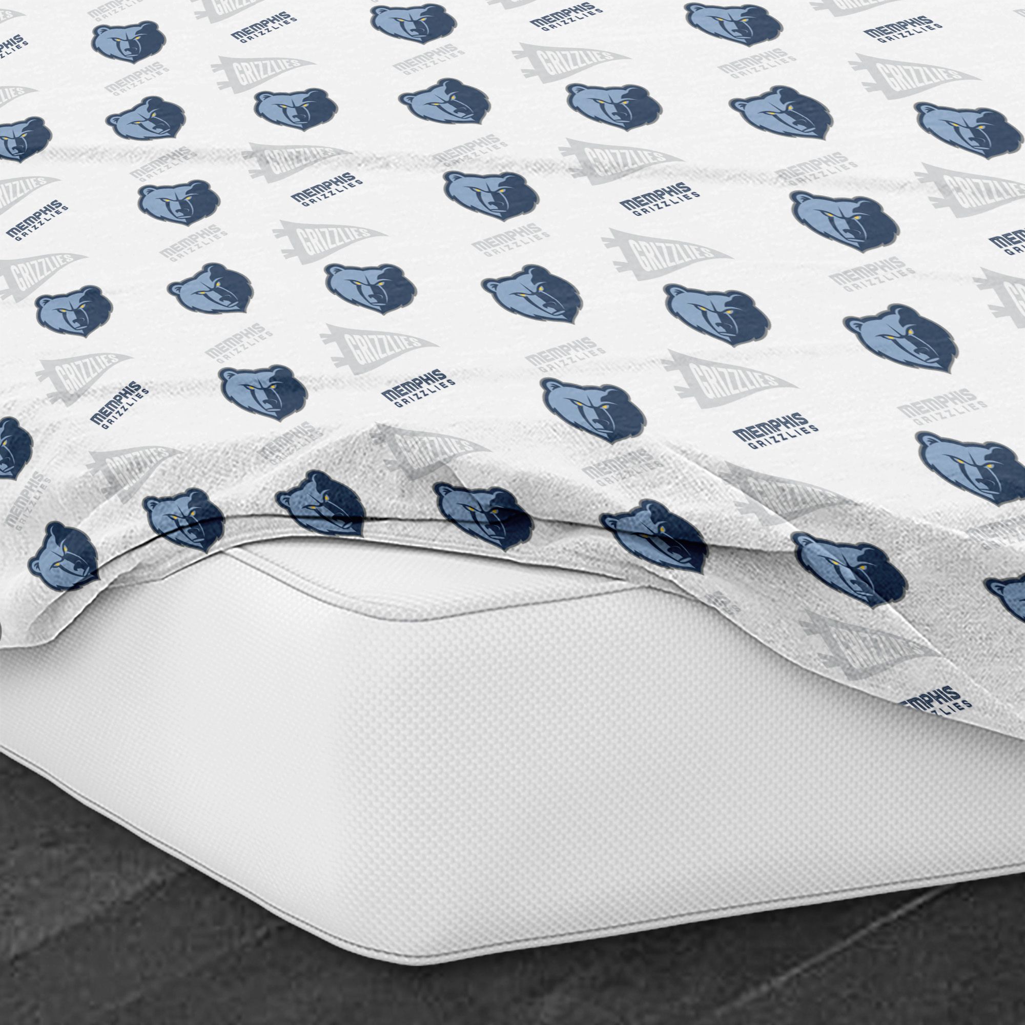 Sweet Home Collection LOW-NBA-SH-GRIZZ-Q Sheet-Sets - View #3