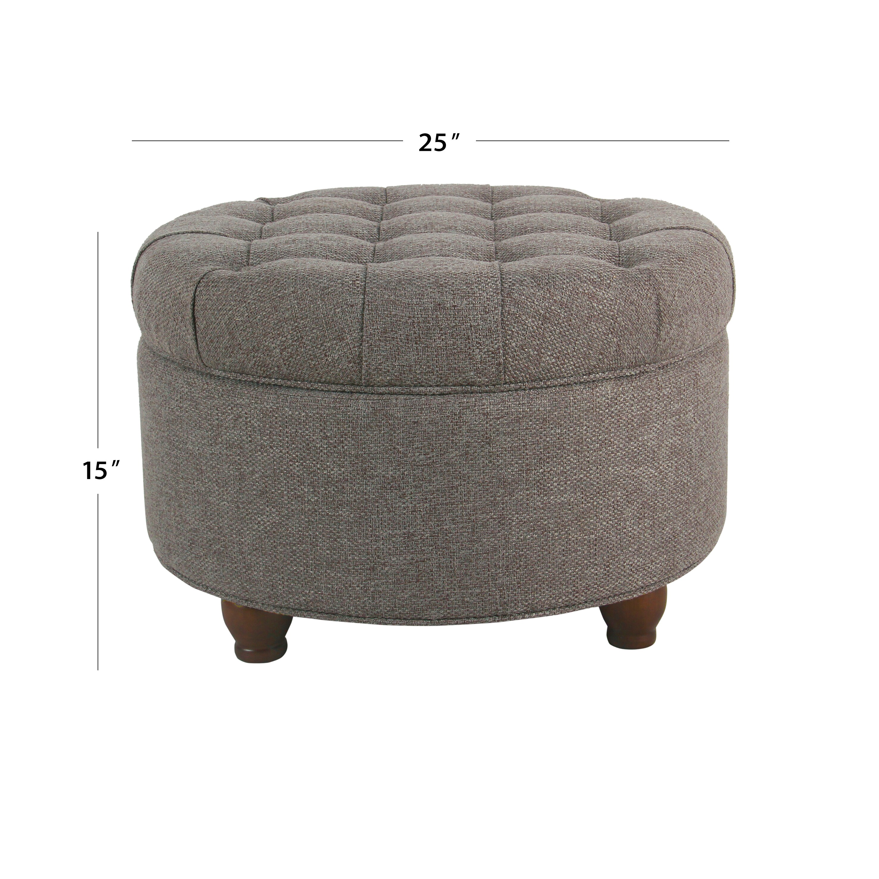 HomePop N8264-F2111 Indoor-Ottomans - View #7
