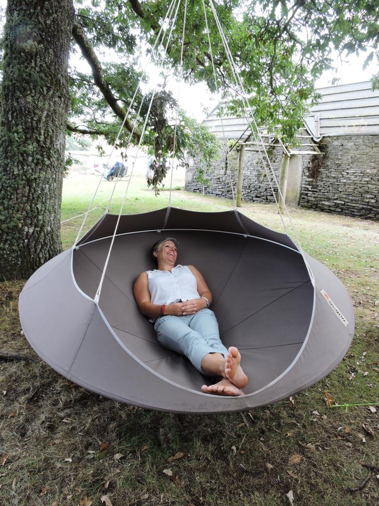 Vivere CACLDT7 CACL Taupe Fabric Hammock