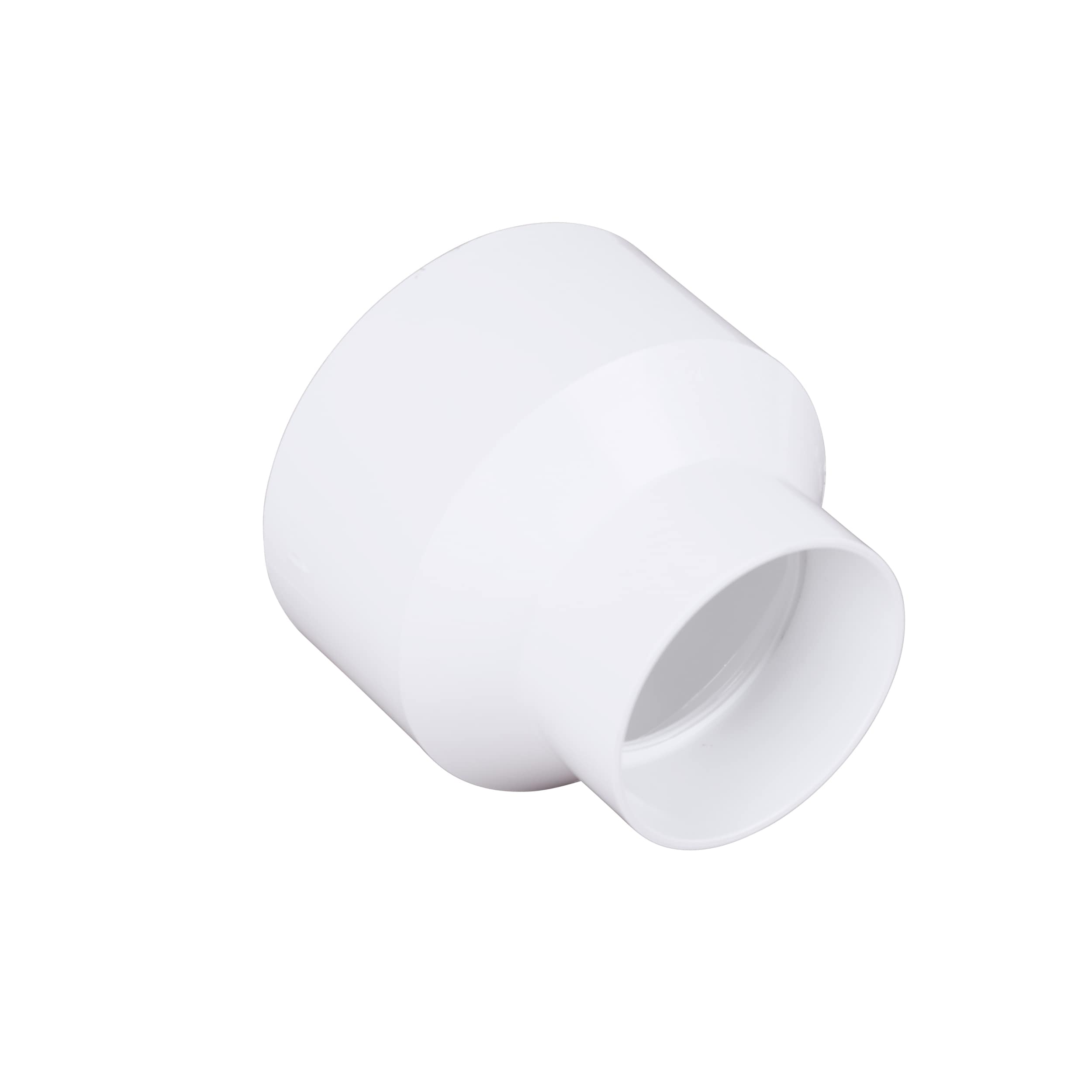 PVC Drainage Pipe Reducer 90° Elbow Connector Adapter Drain Fittings Joint White 