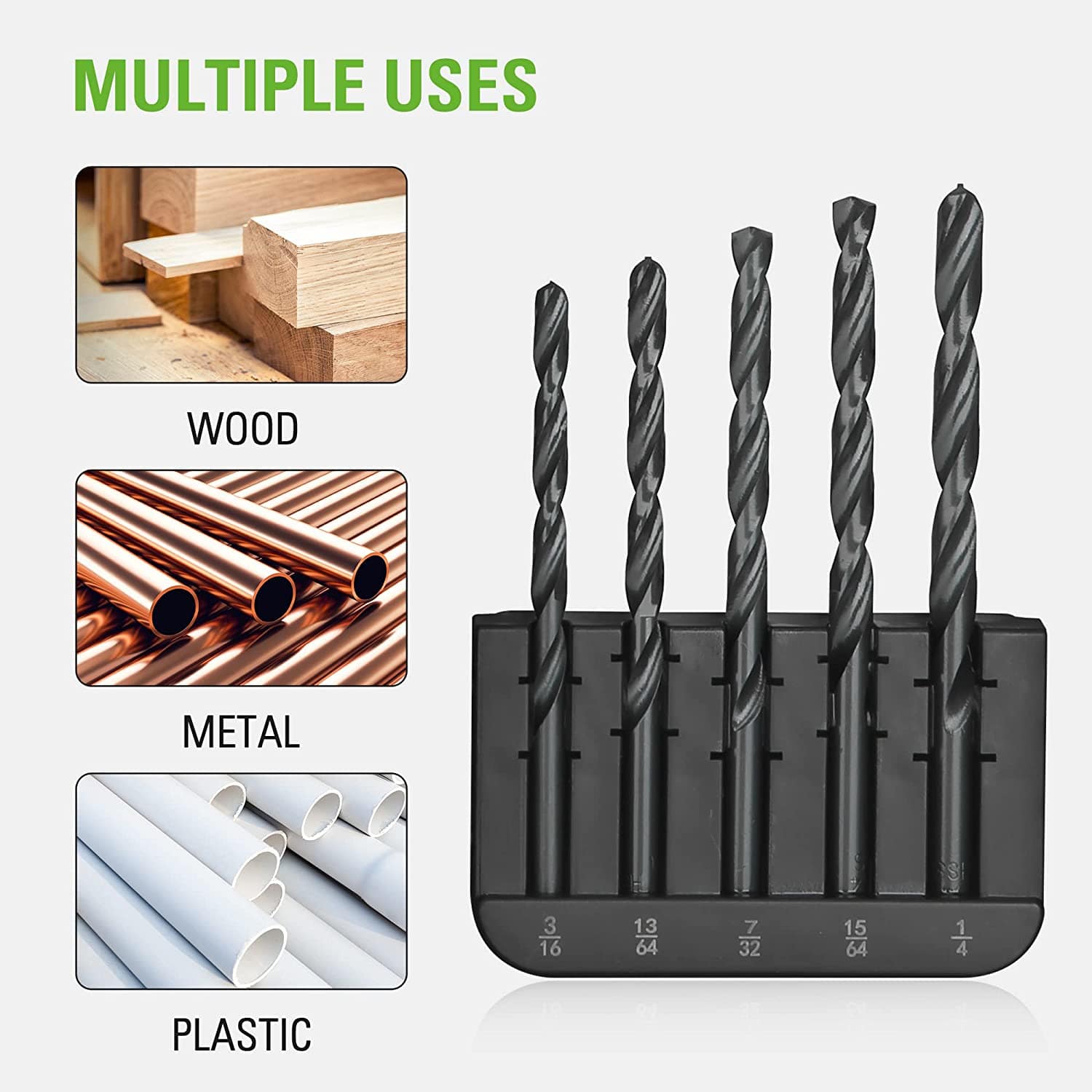 Greenworks 3508502 Metal-Twist-Drill-Bits - View #4