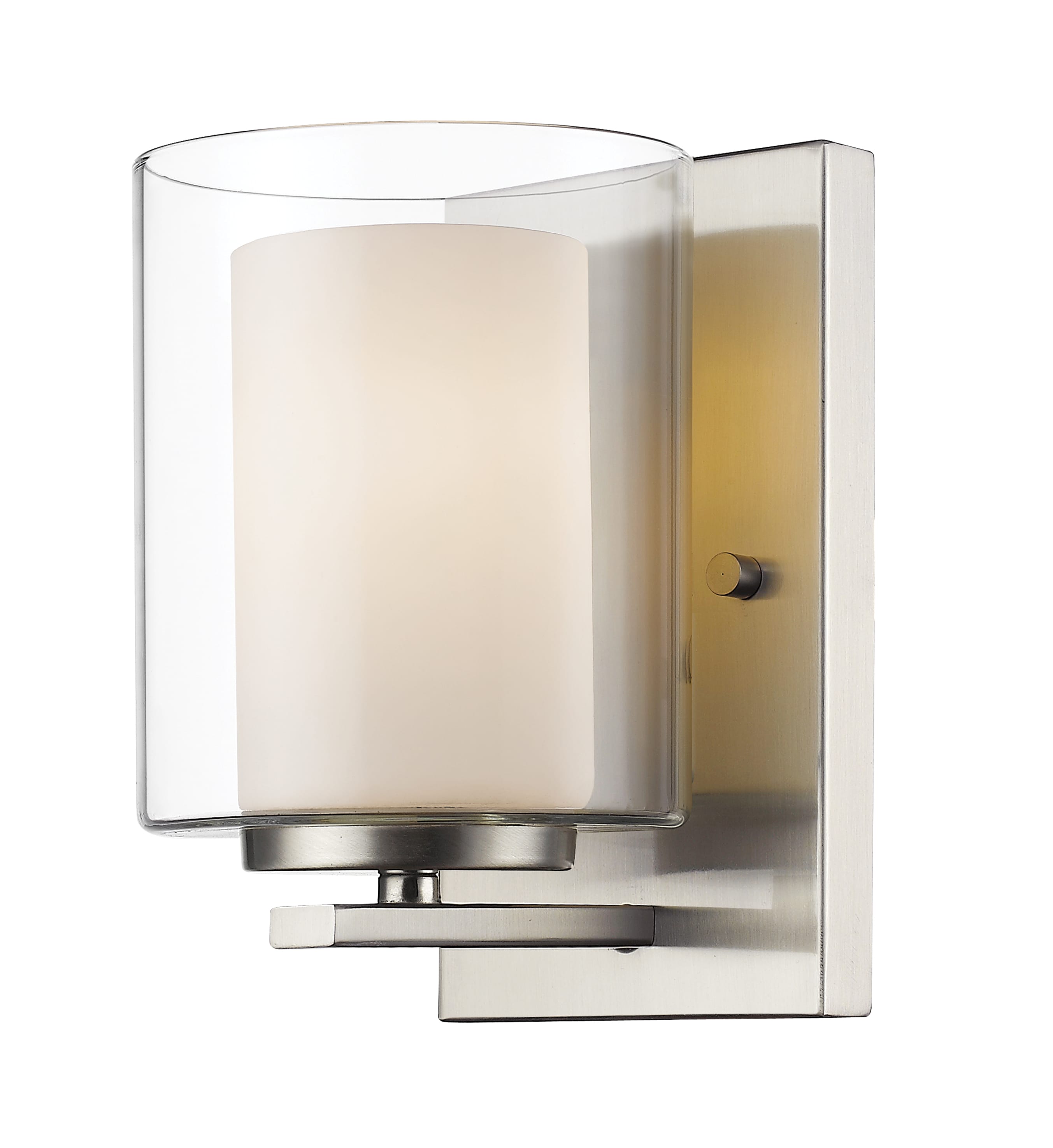 Z-Lite 426-1S-BN Willow 4.5-in 1 -Light Brushed Nickel Modern/contemporary Vanity light