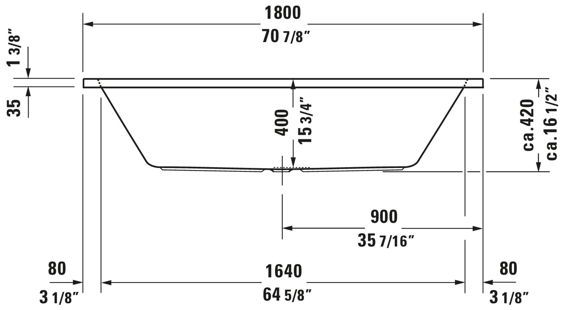 Duravit 700101000000092 bathtubs - View #7