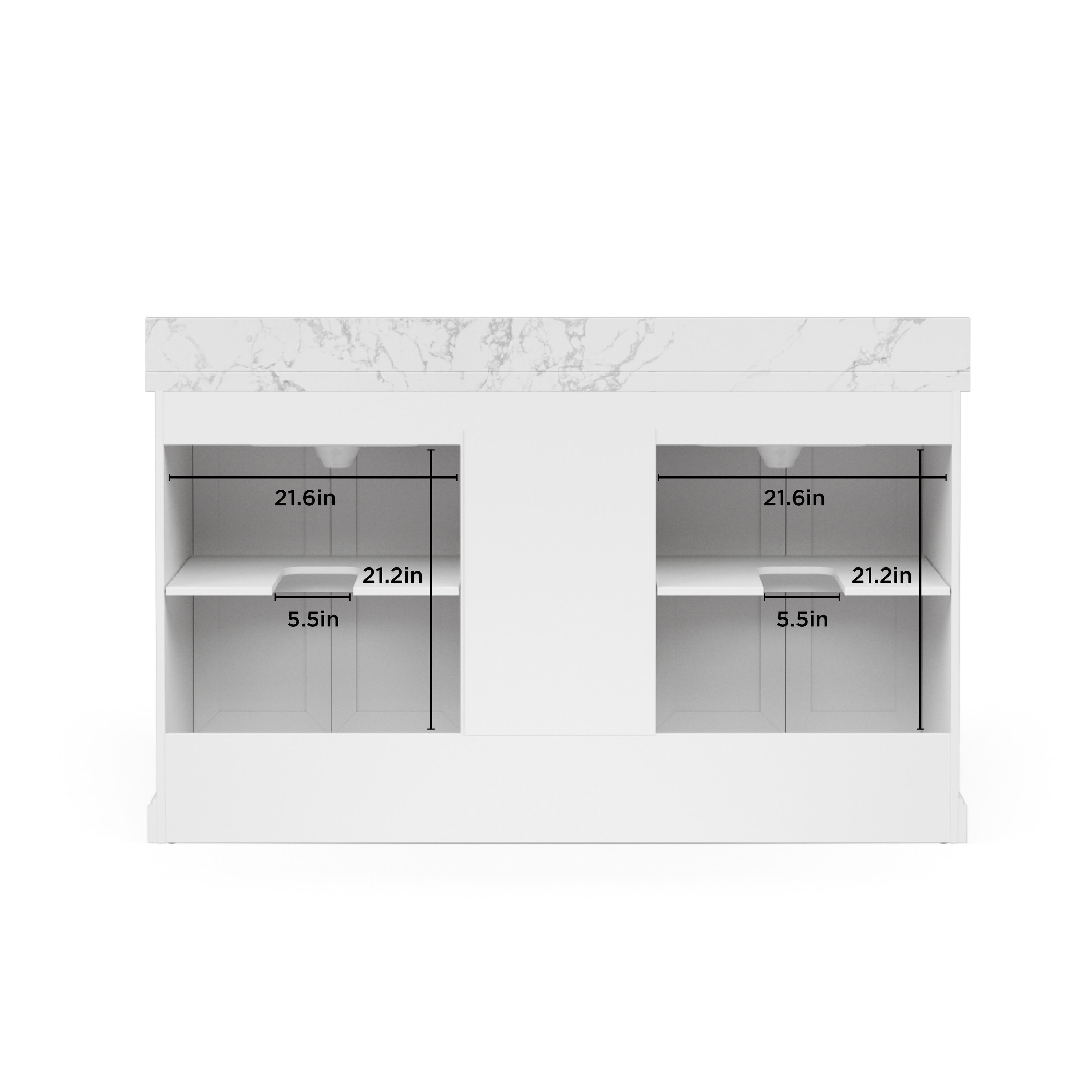 allen + roth LWS60TSVW Bath-Vanity-Combo - View #13