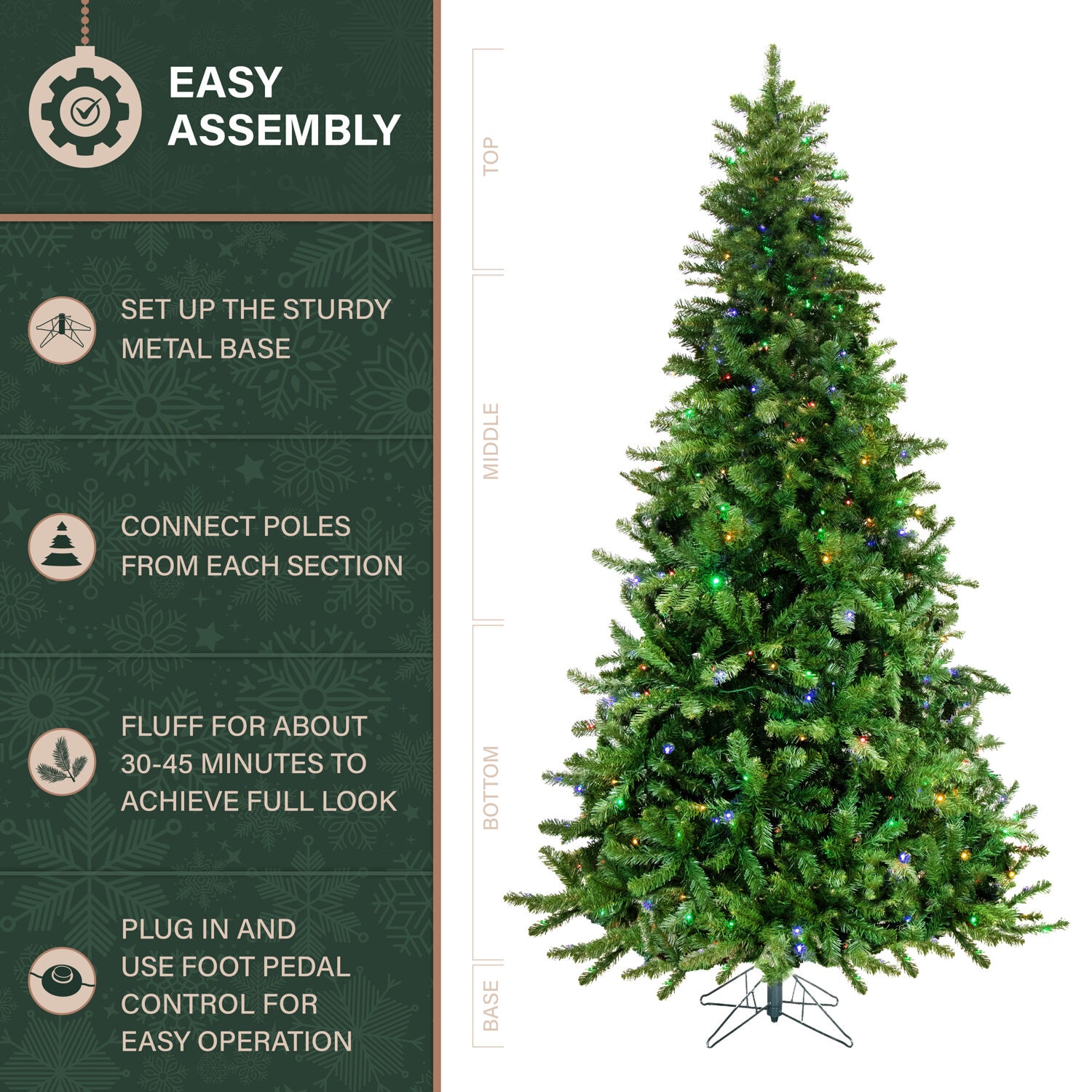 Fraser Hill Farm FFNL075-6GR Artificial-Christmas-Trees - View #4