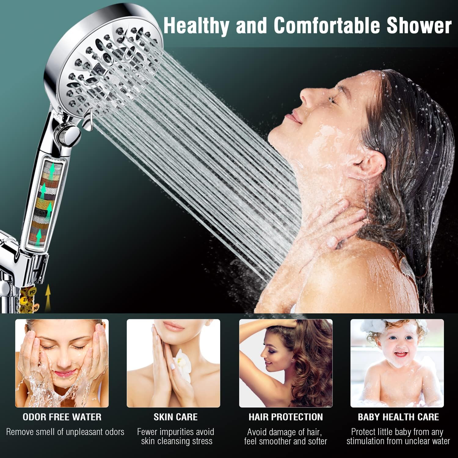 WIZ INJL-009 Fixed-Showerhead - View #4