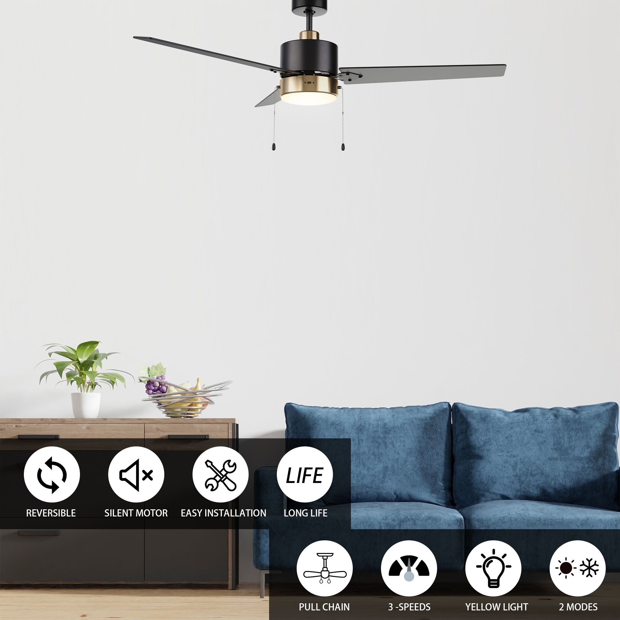 CARRO USA LWGA-523A3-L12-B2-1G Ceiling-Fans - View #6