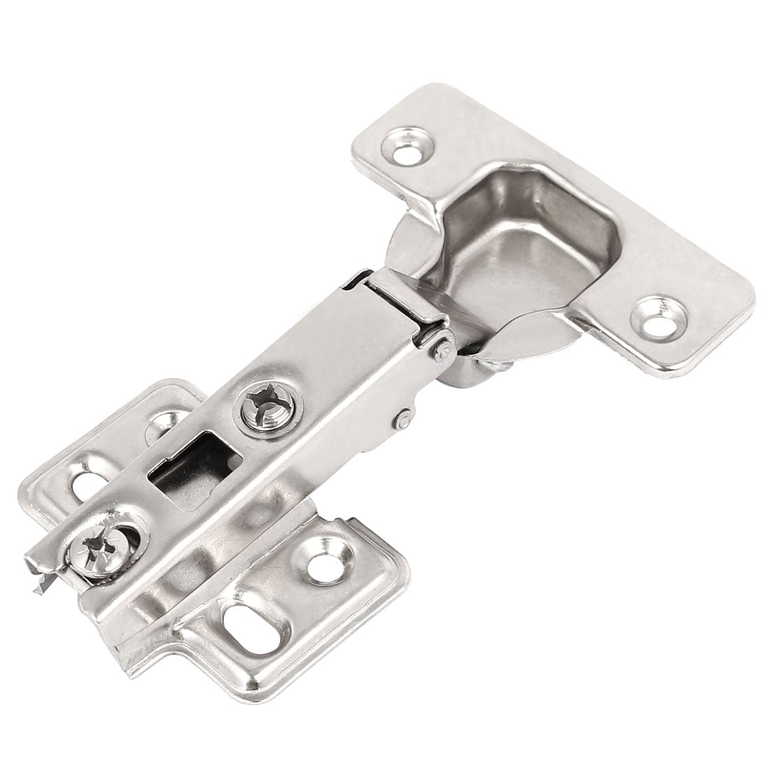 Unique Bargains 35mm Cup Dia Frame Mount Soft Closing Full Overlay Cabinet Hinge