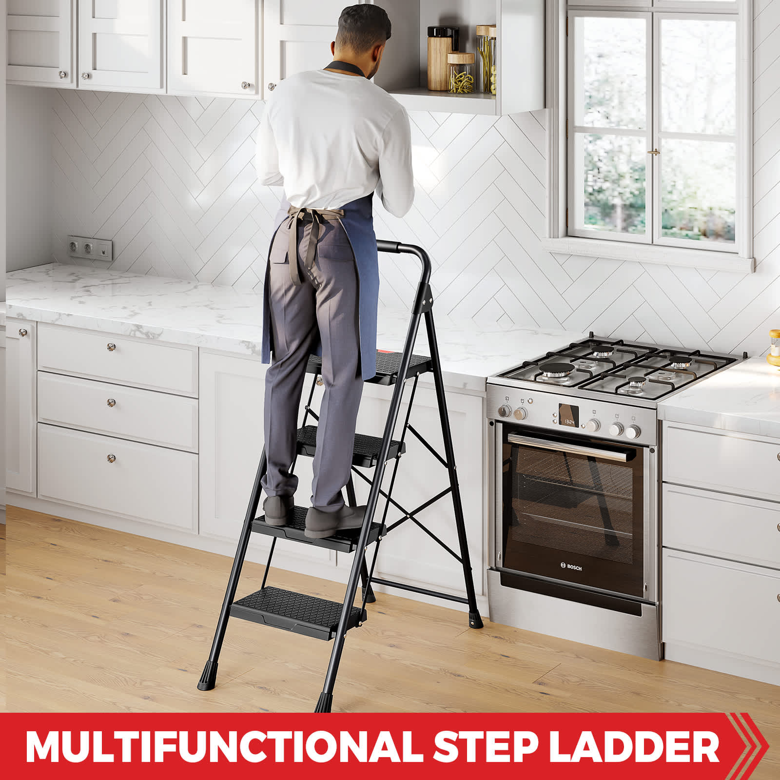 TITANKIT PRO MP-2227-4-DF Step-Ladders - View #2