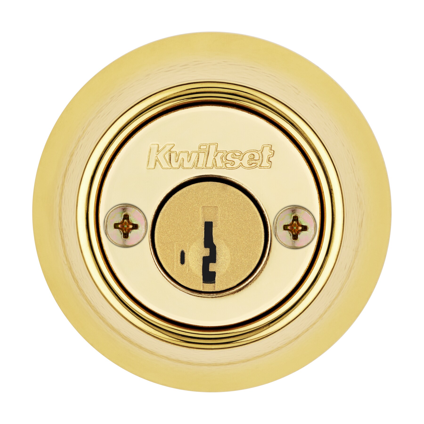 Polished Brass Double Cylinder Deadbolt with SmartKey