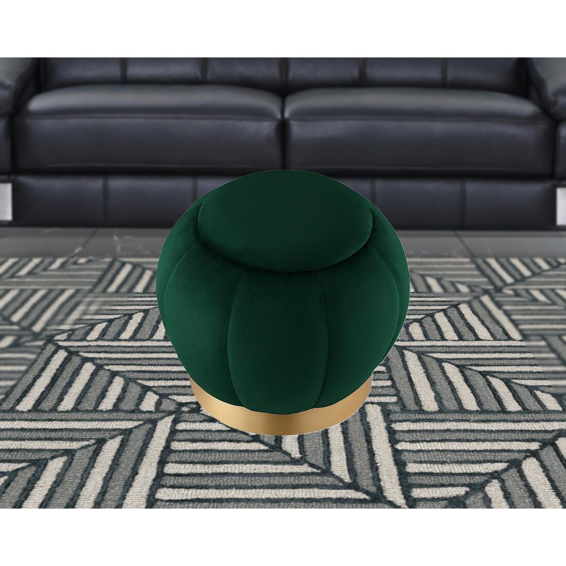 HomeRoots 4000487751 Indoor-Ottomans - View #2