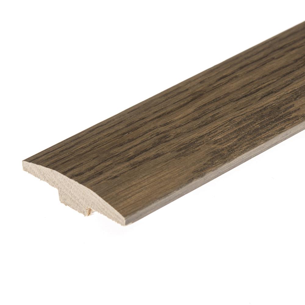 Flexco Mount Castle Charcoal 0.46-in T x 2-in W x 78-in L Solid Wood Floor T-moulding