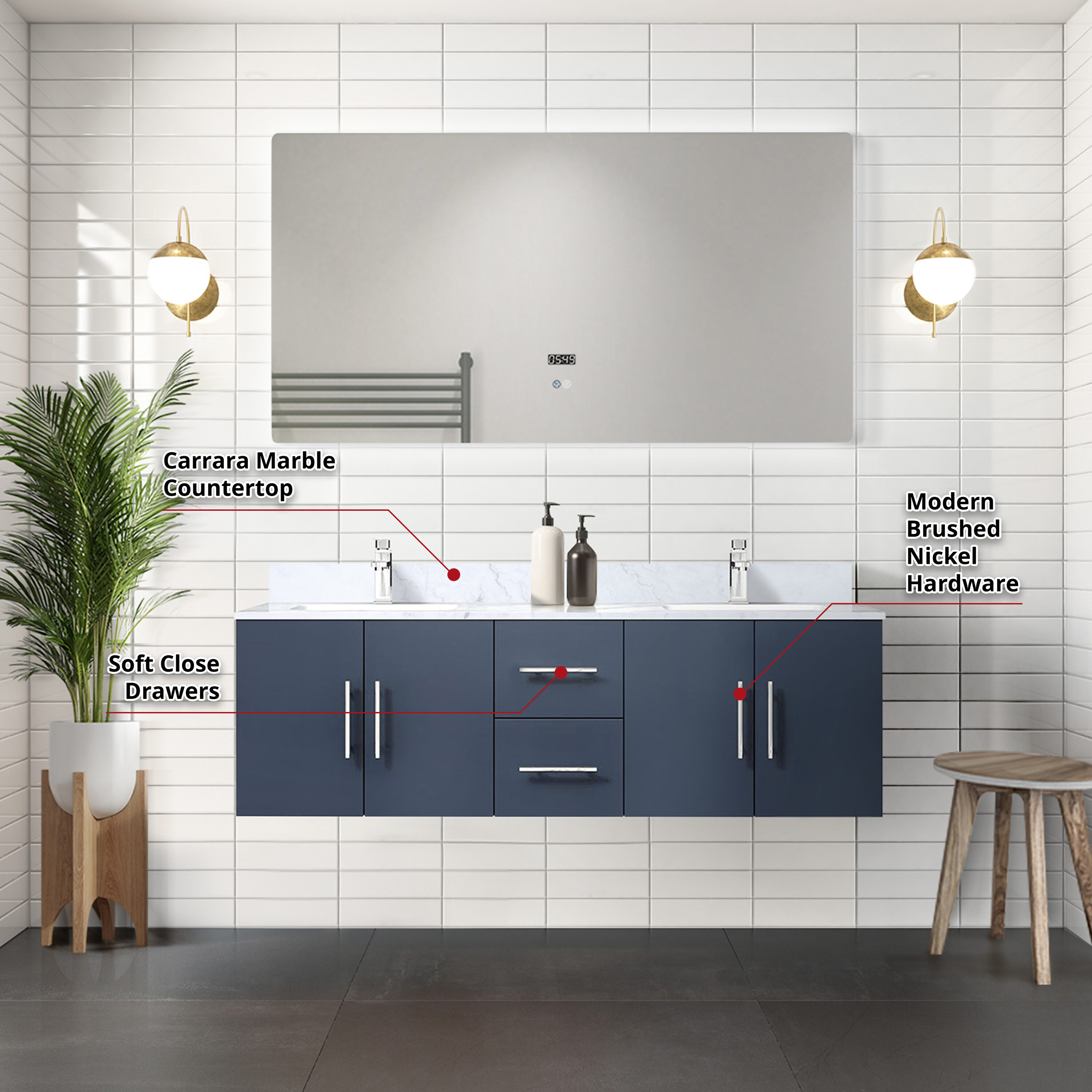 Lexora LG192260DE00LM60 vanities - View #5