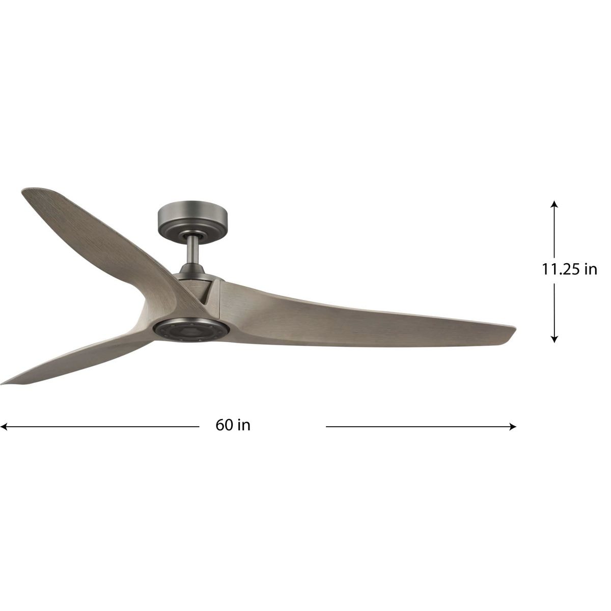 JONATHAN Y Ashton Industrial Rustic 52-in Black Indoor Downrod or Flush  Mount Ceiling Fan with Light and Remote (5-Blade) in the Ceiling Fans  department at