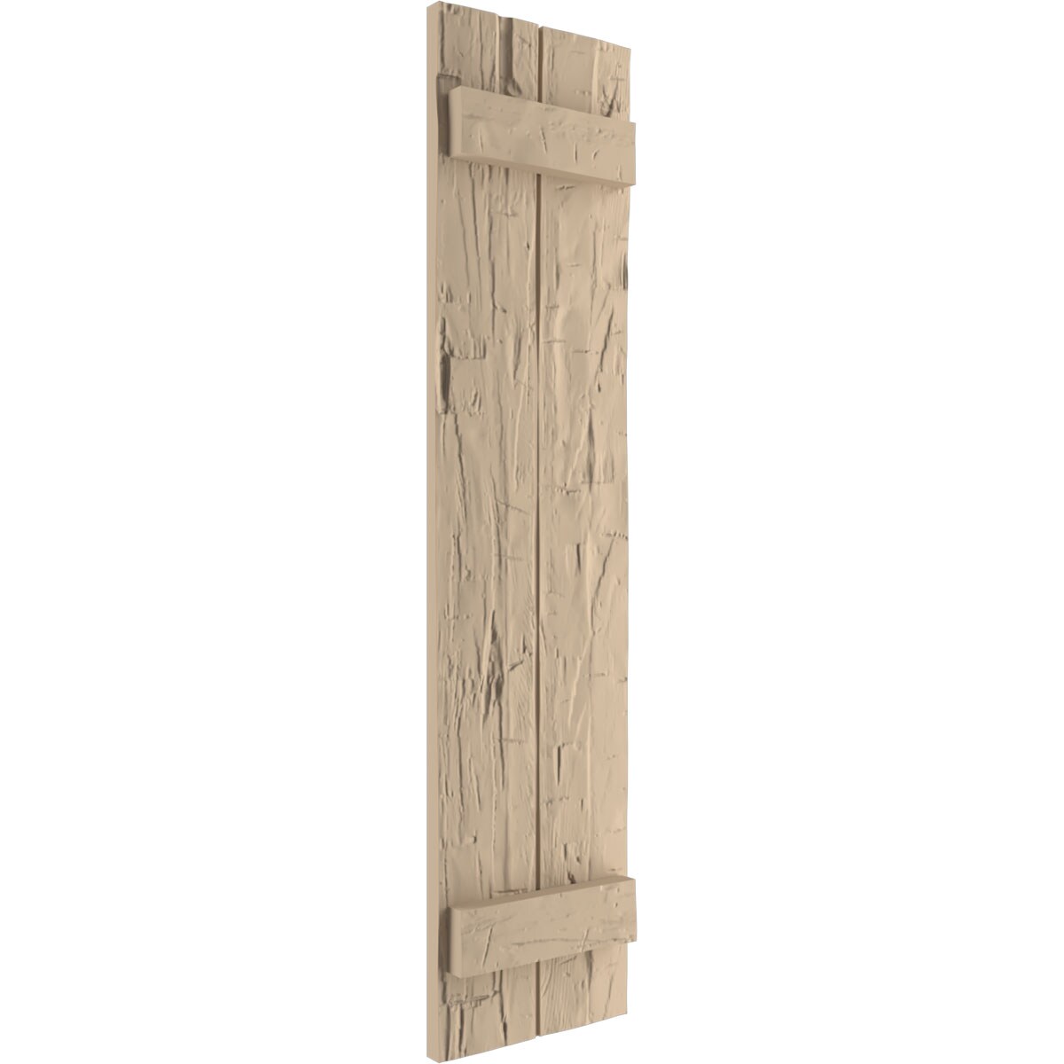 Ekena Millwork Timberthane 2-Pack 11-in W x 48-in H Hand Hewn Paintable ...