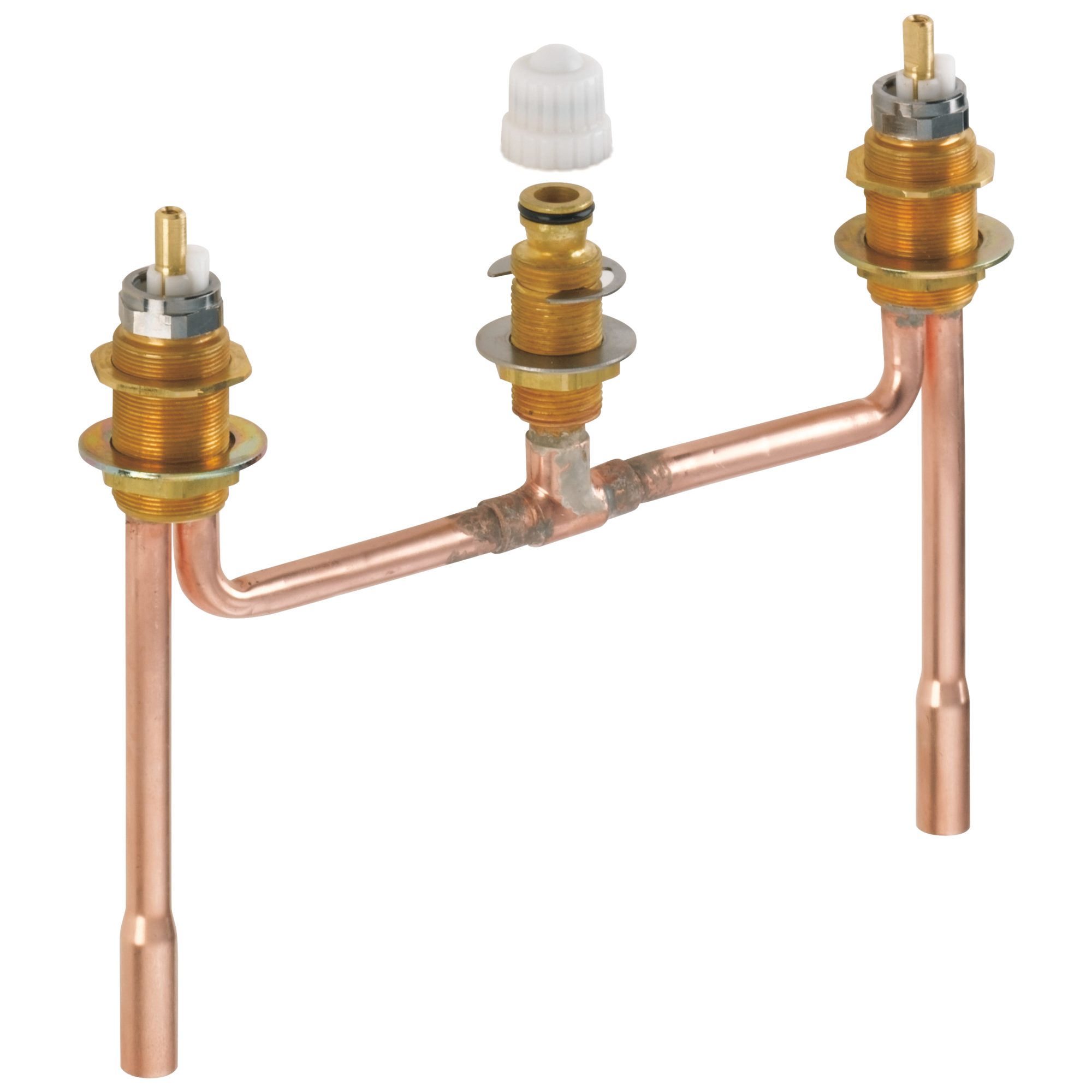 Delta RP23601 1/2-in ID Compression x 1/2-in OD Compression Brass Diverter valve