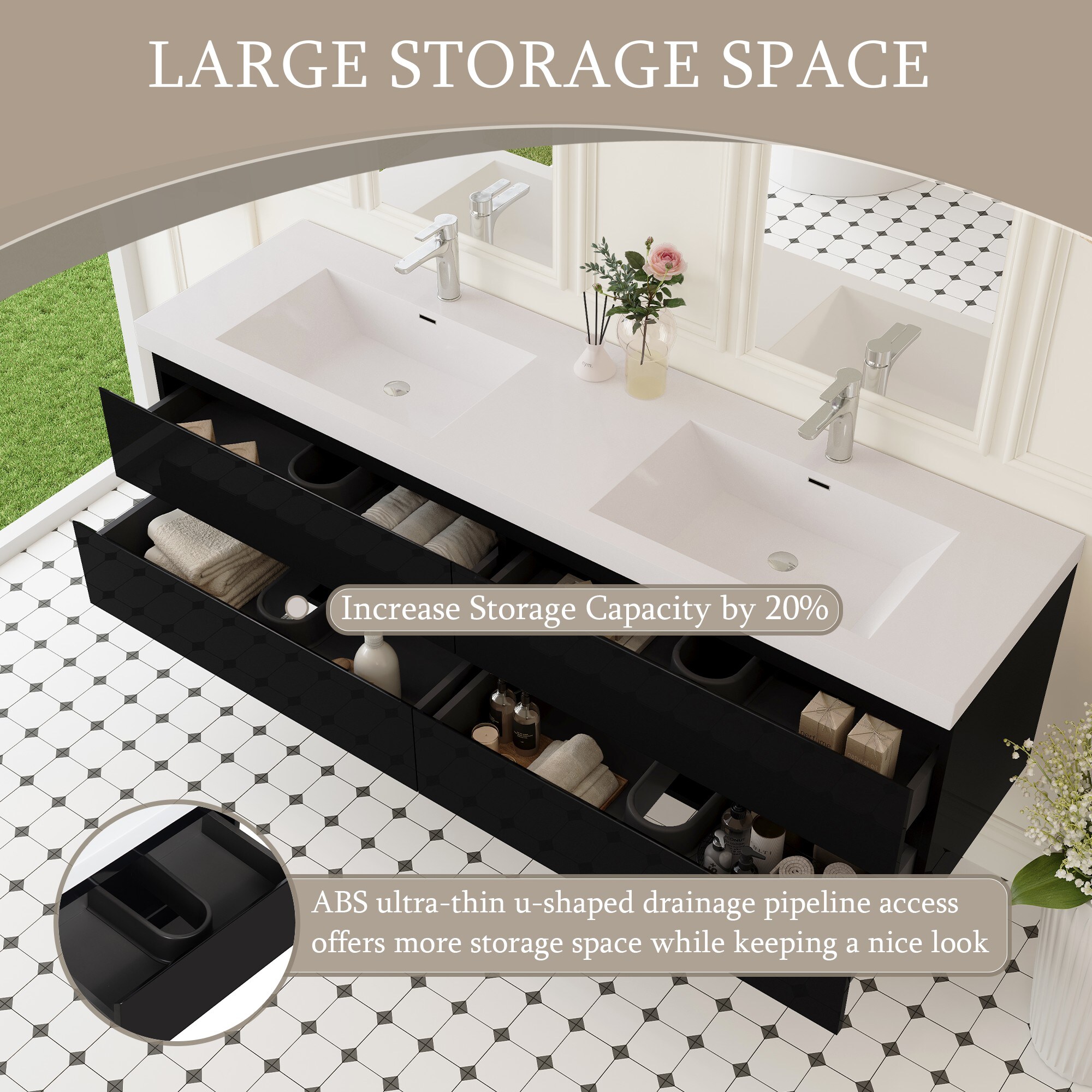 Iseryn YSG26933P15 Bath-Vanity-Combo - View #6