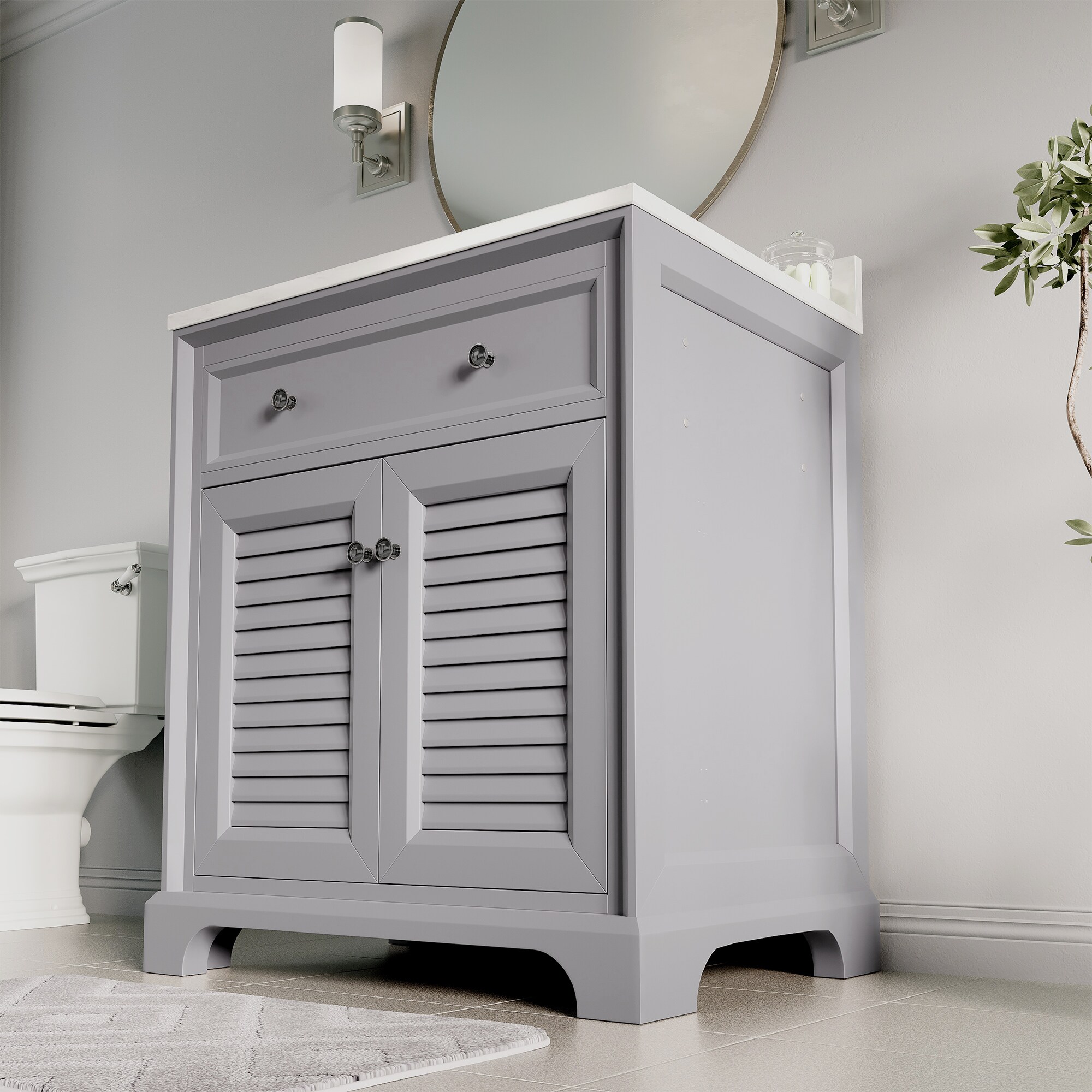 JEAREY VTG-24-BL Bath-Vanity-Combo - View #4