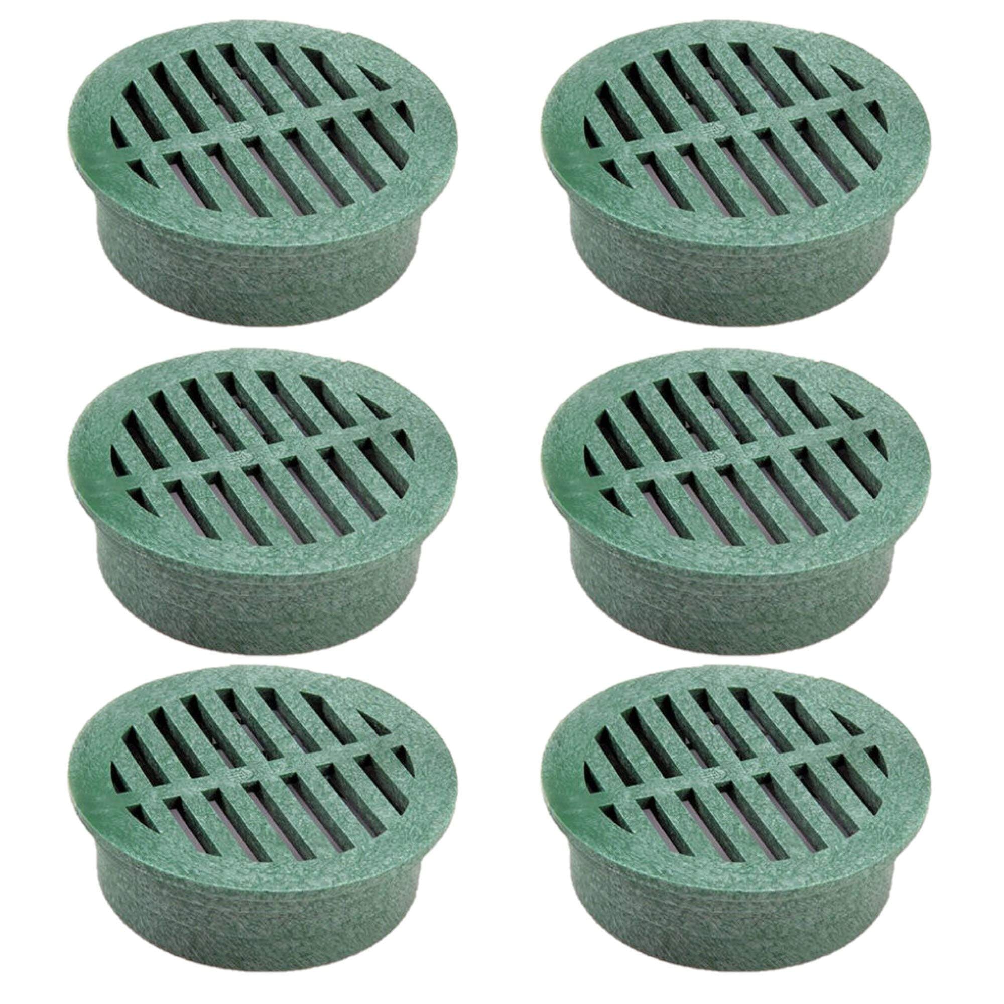 NDS 13 Plastic Round Grate 4-Inch Green (6) #DIB-BK-435473QT-C295