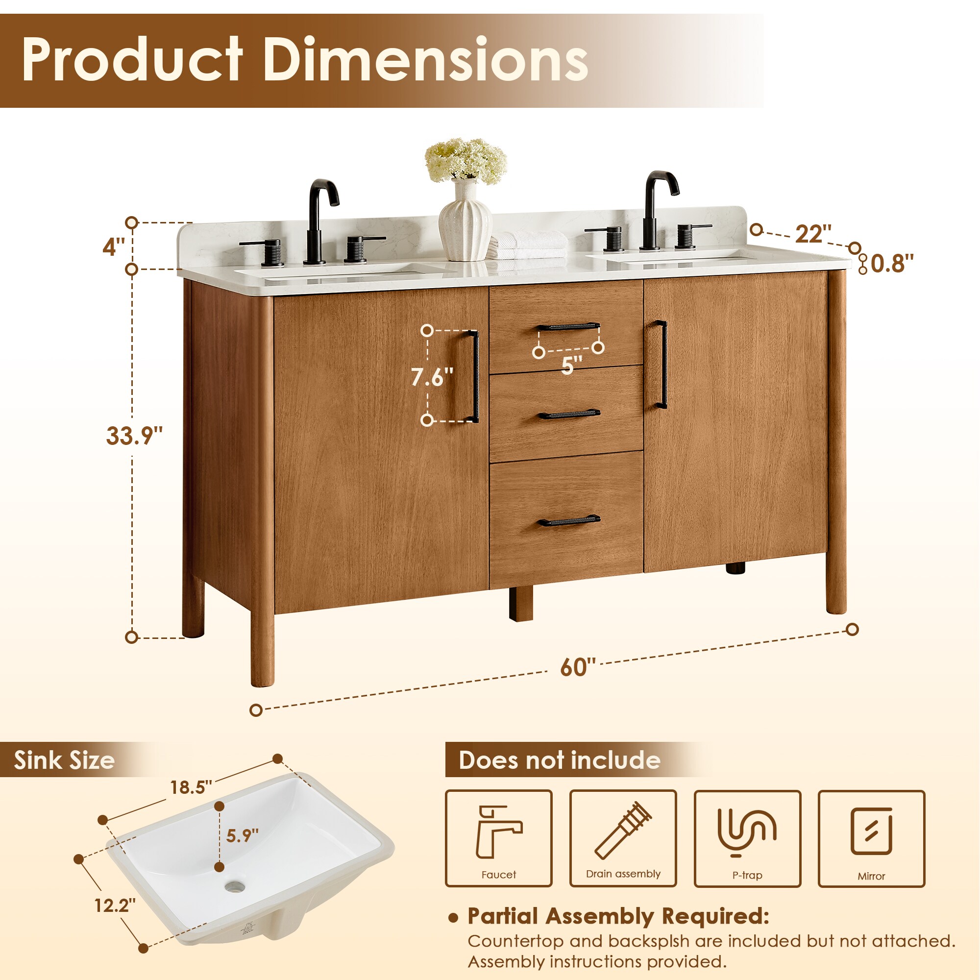Altair 578060-MB-GW-NM Bath-Vanity-Combo - View #13