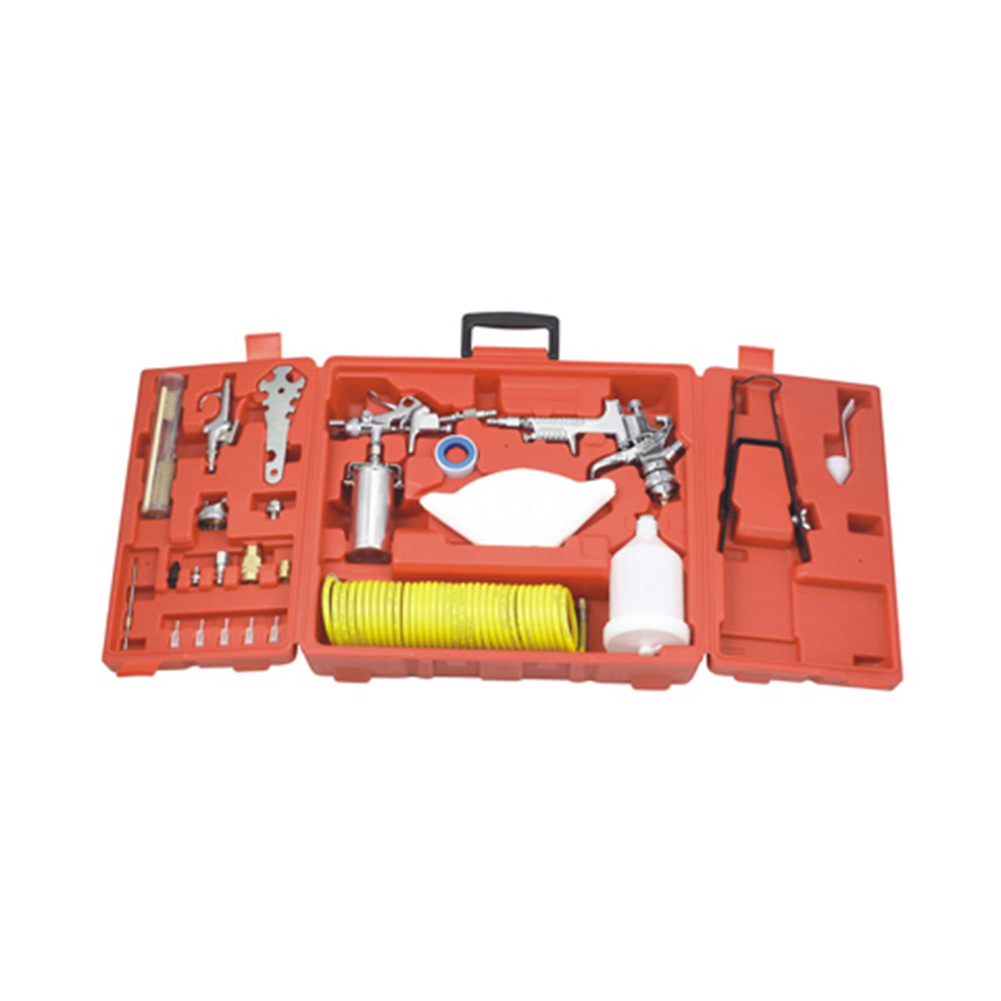 Master Mechanic Spray Gun Kit with Cleaning Brush Set and Easy Trigger Pivot #TV-239206