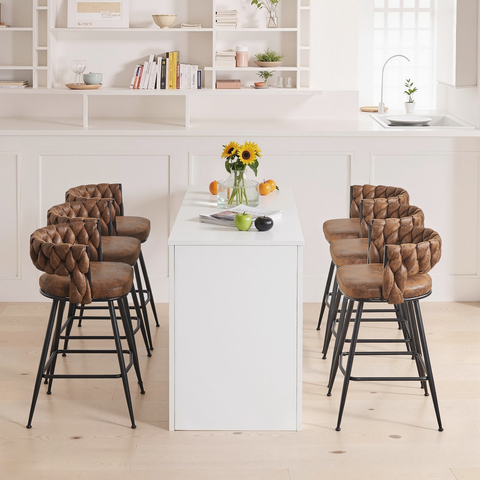 Vecelo LOE-CC-ZL05-BRN-2P stools - View #11