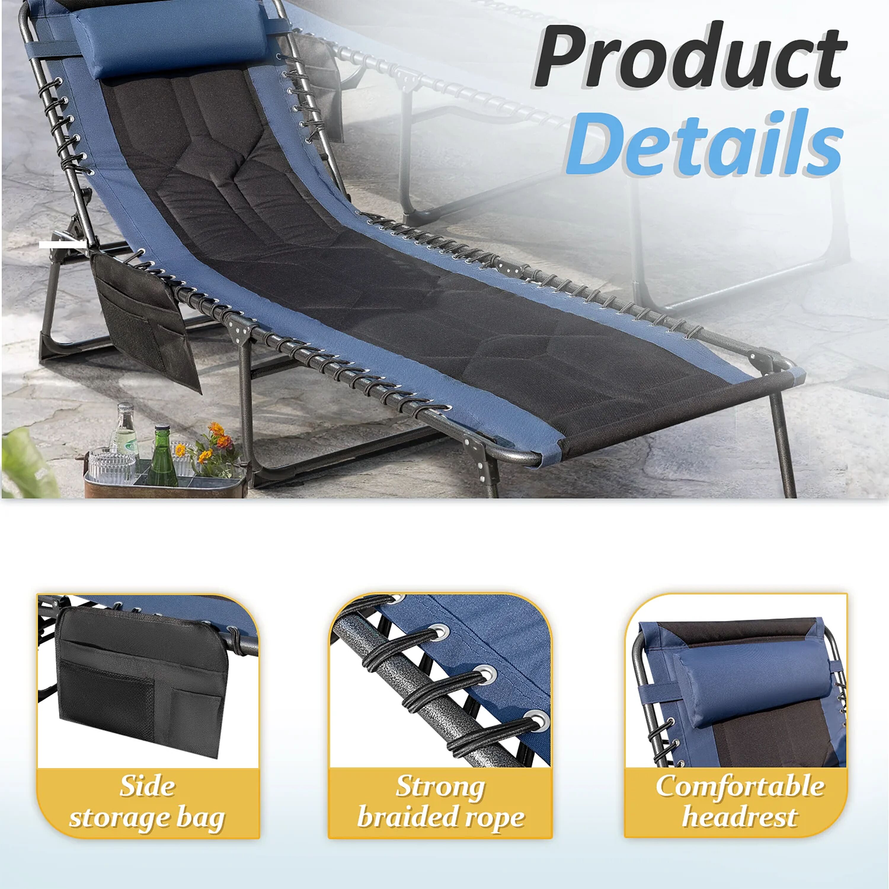 Vineego LS-LCSL21LS03 Patio-Chairs - View #2